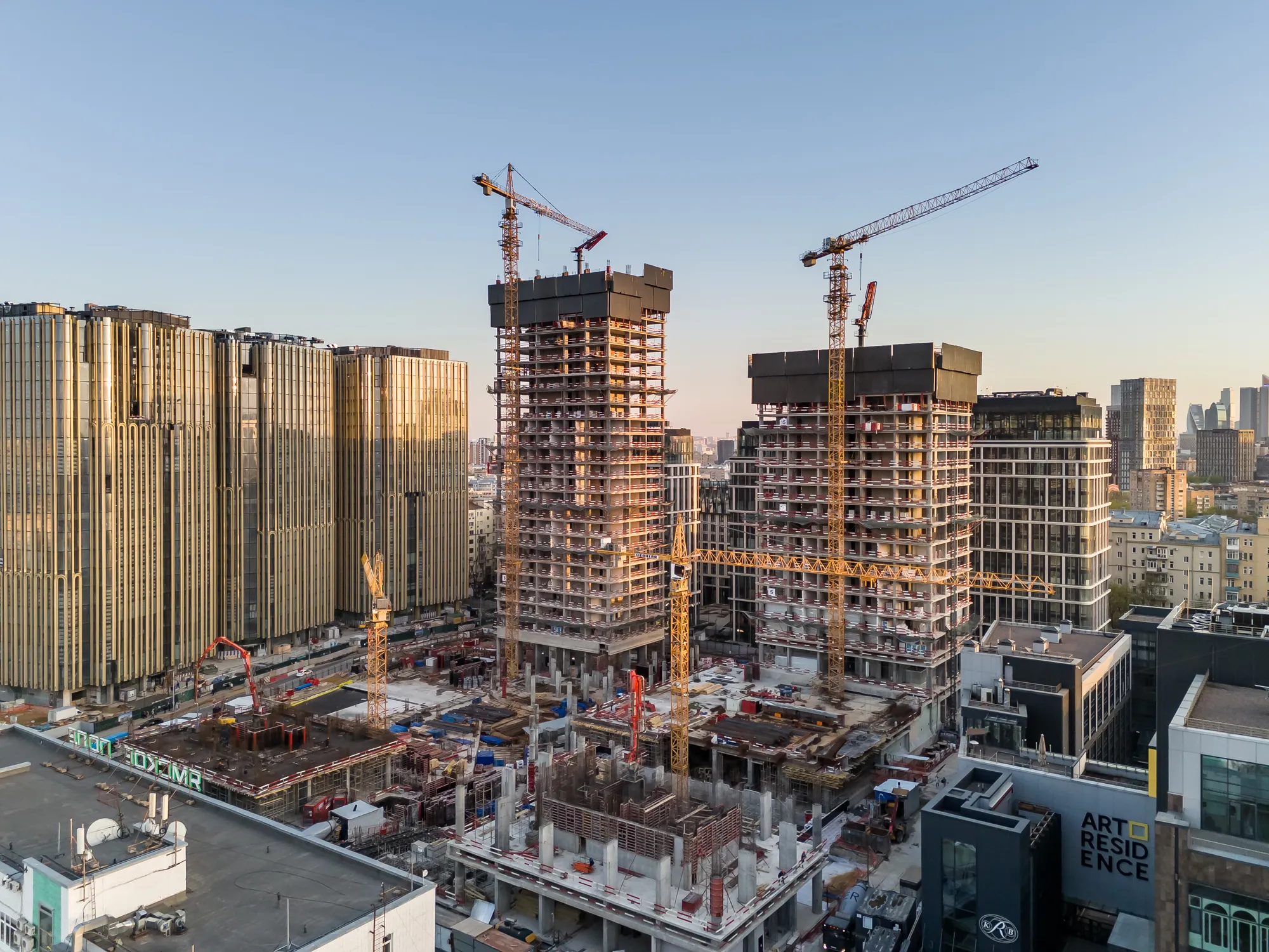 ЖК Жилой комплекс премиум-класса SLAVA (СЛАВА) ход строительства