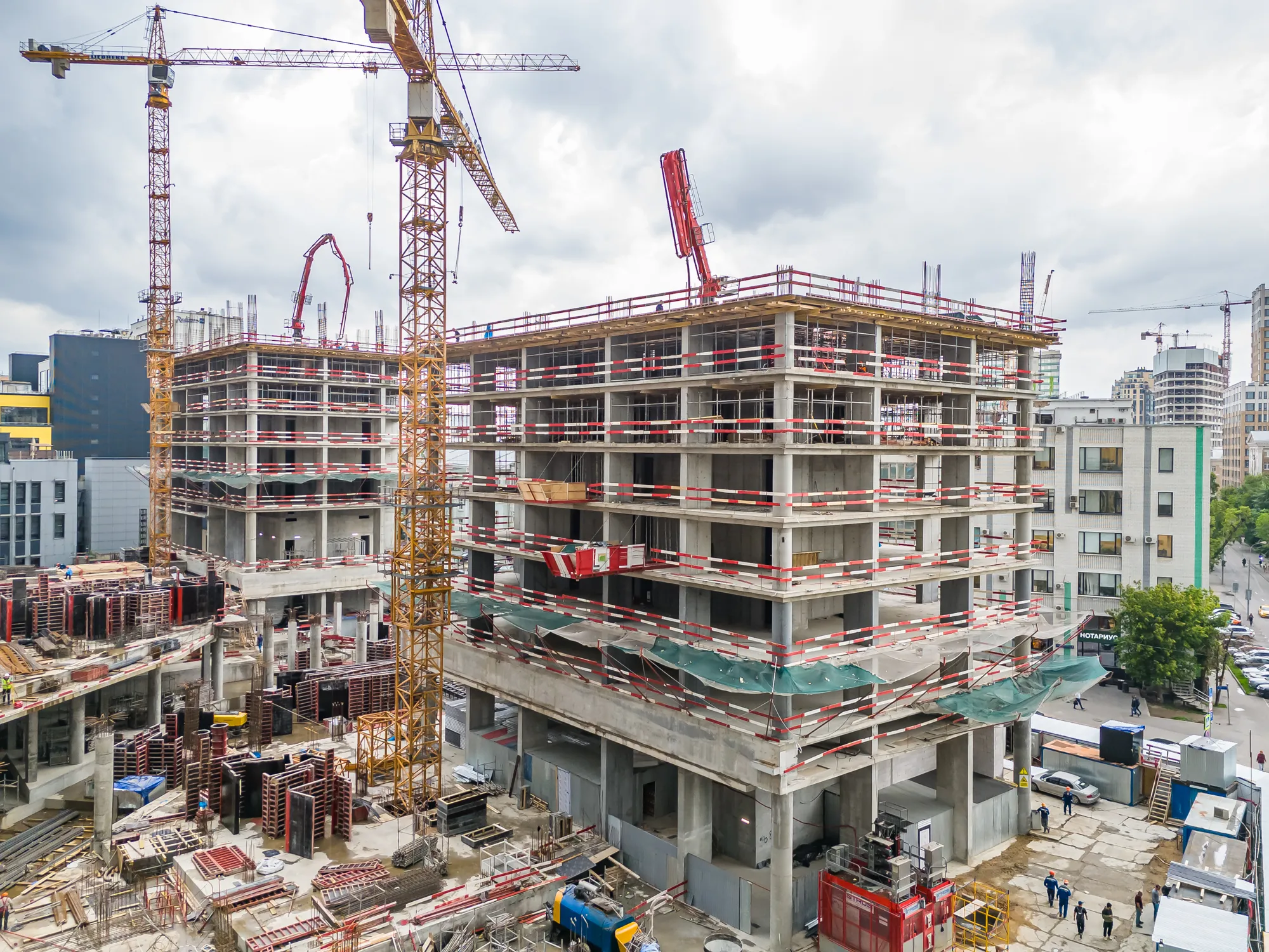 ЖК Жилой комплекс премиум-класса SLAVA (СЛАВА) ход строительства