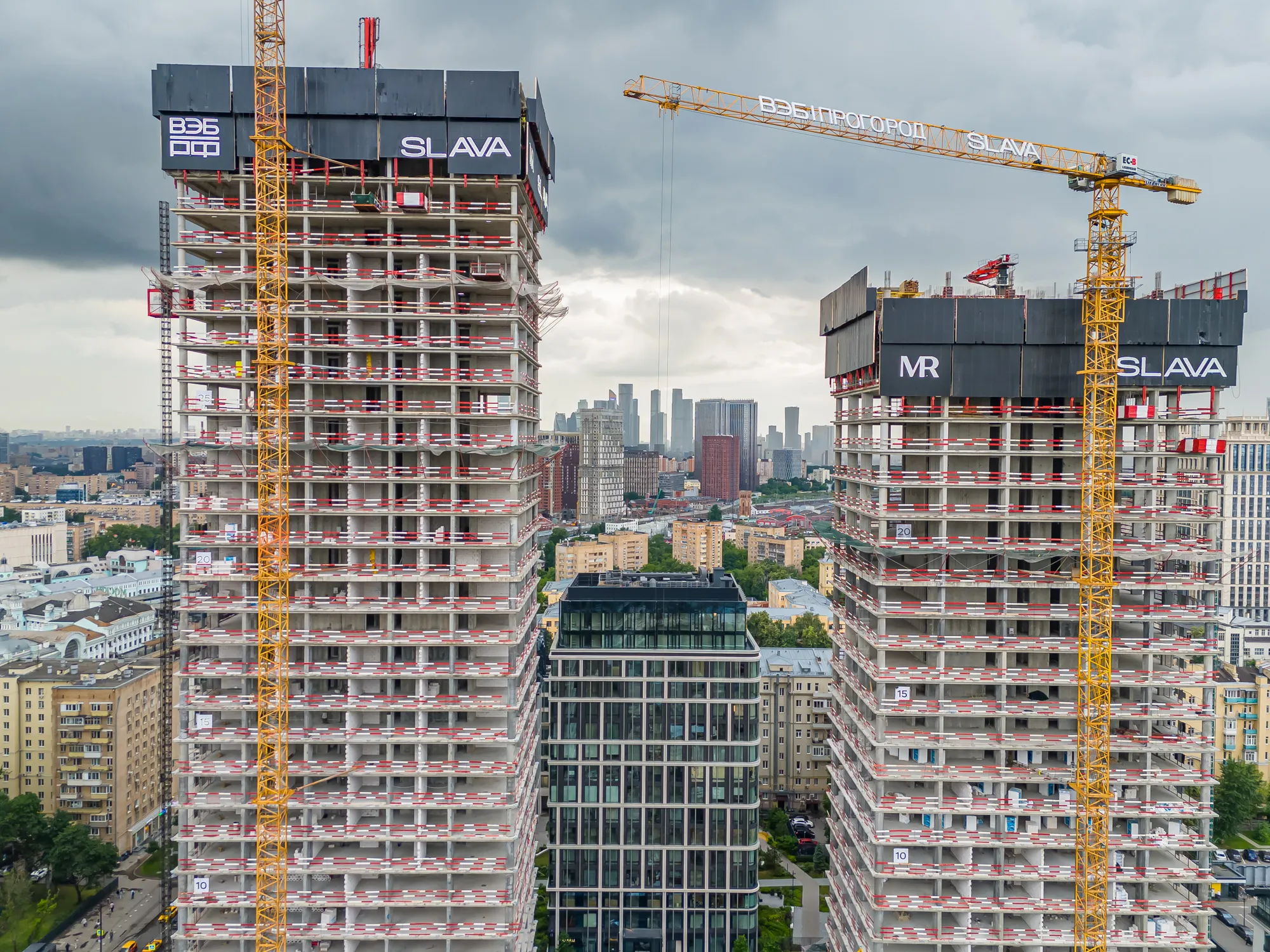 ЖК Жилой комплекс премиум-класса SLAVA (СЛАВА) ход строительства