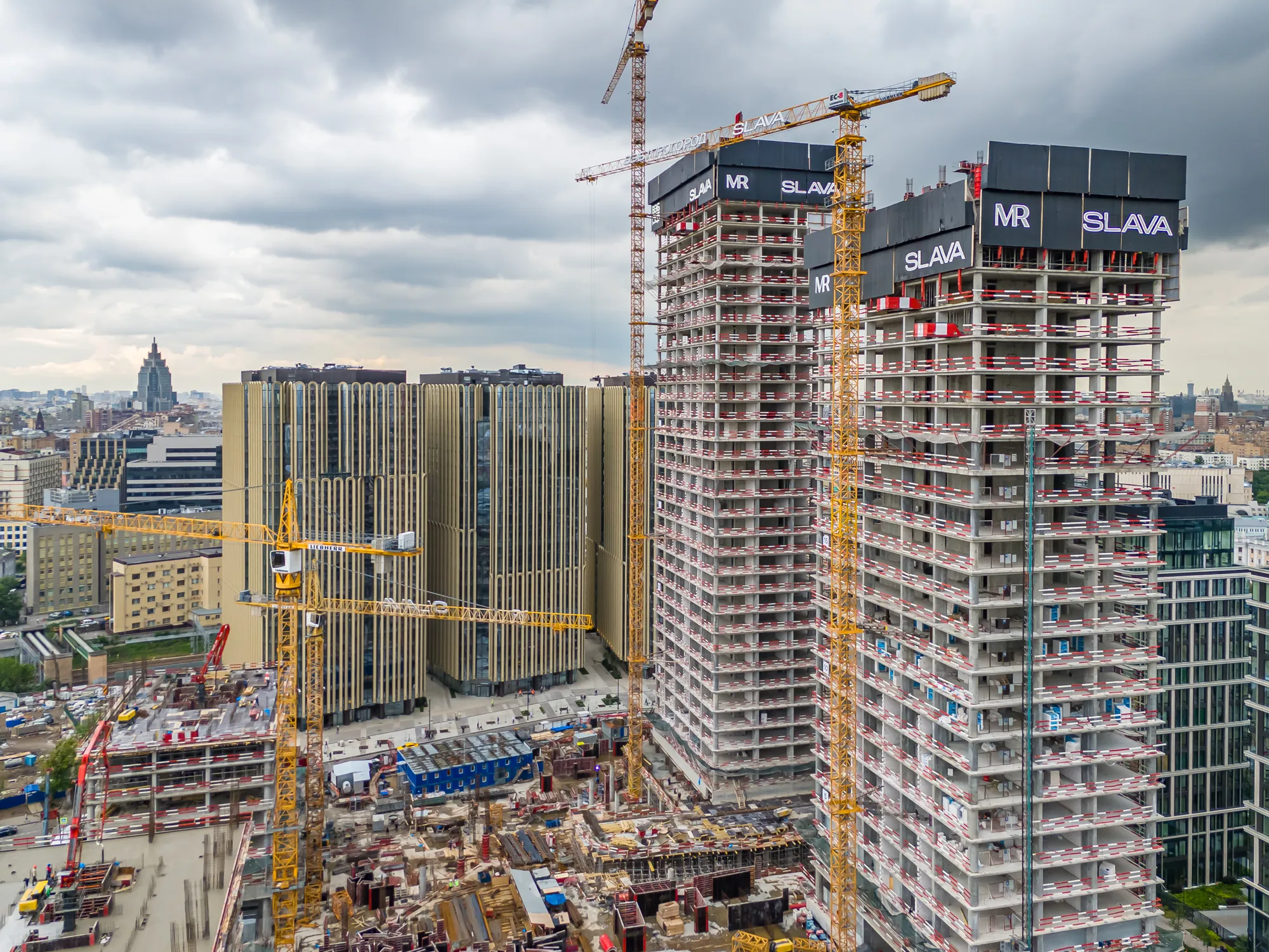 ЖК Жилой комплекс премиум-класса SLAVA (СЛАВА) ход строительства