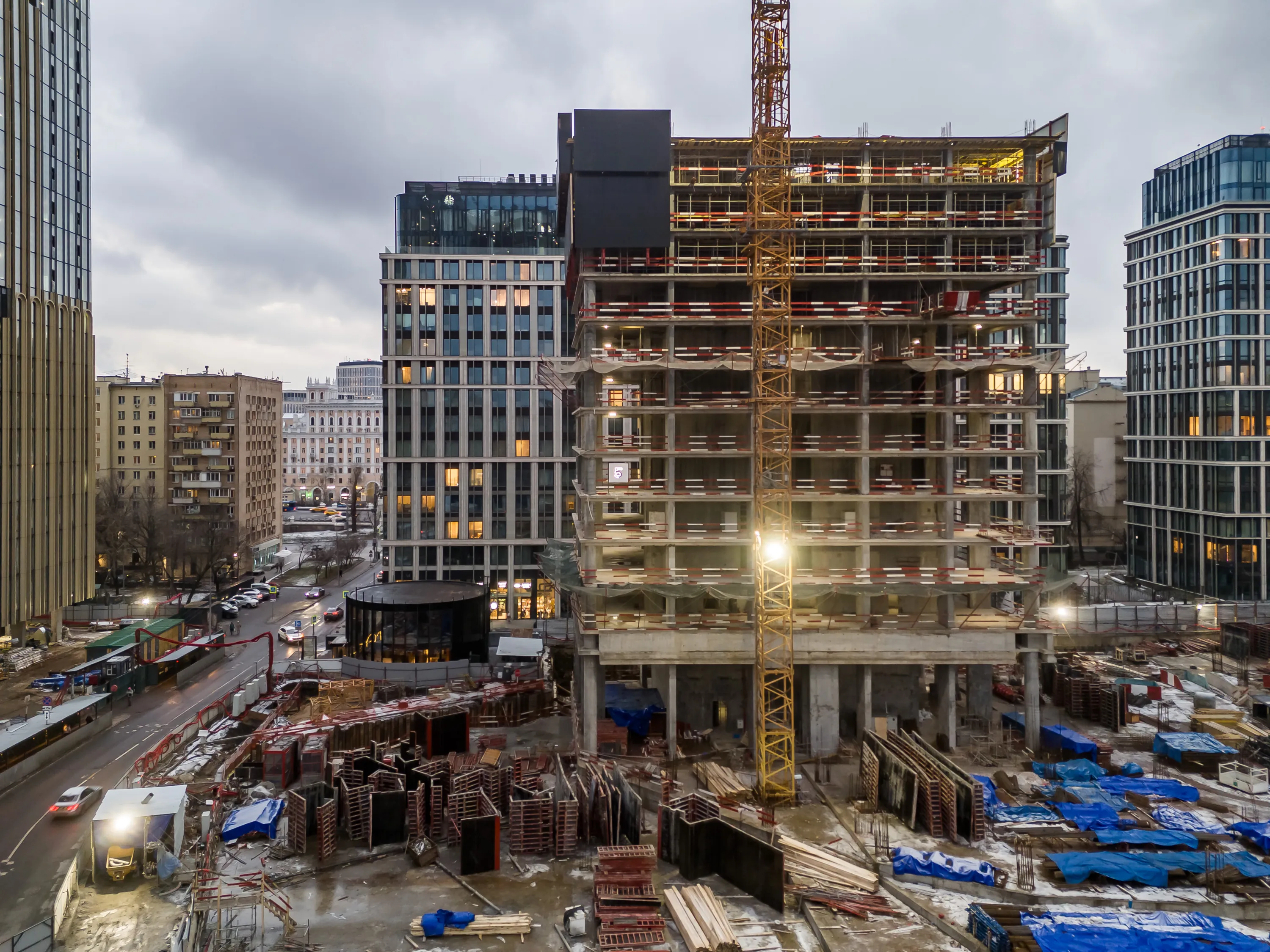 ЖК Жилой комплекс премиум-класса SLAVA (СЛАВА) ход строительства