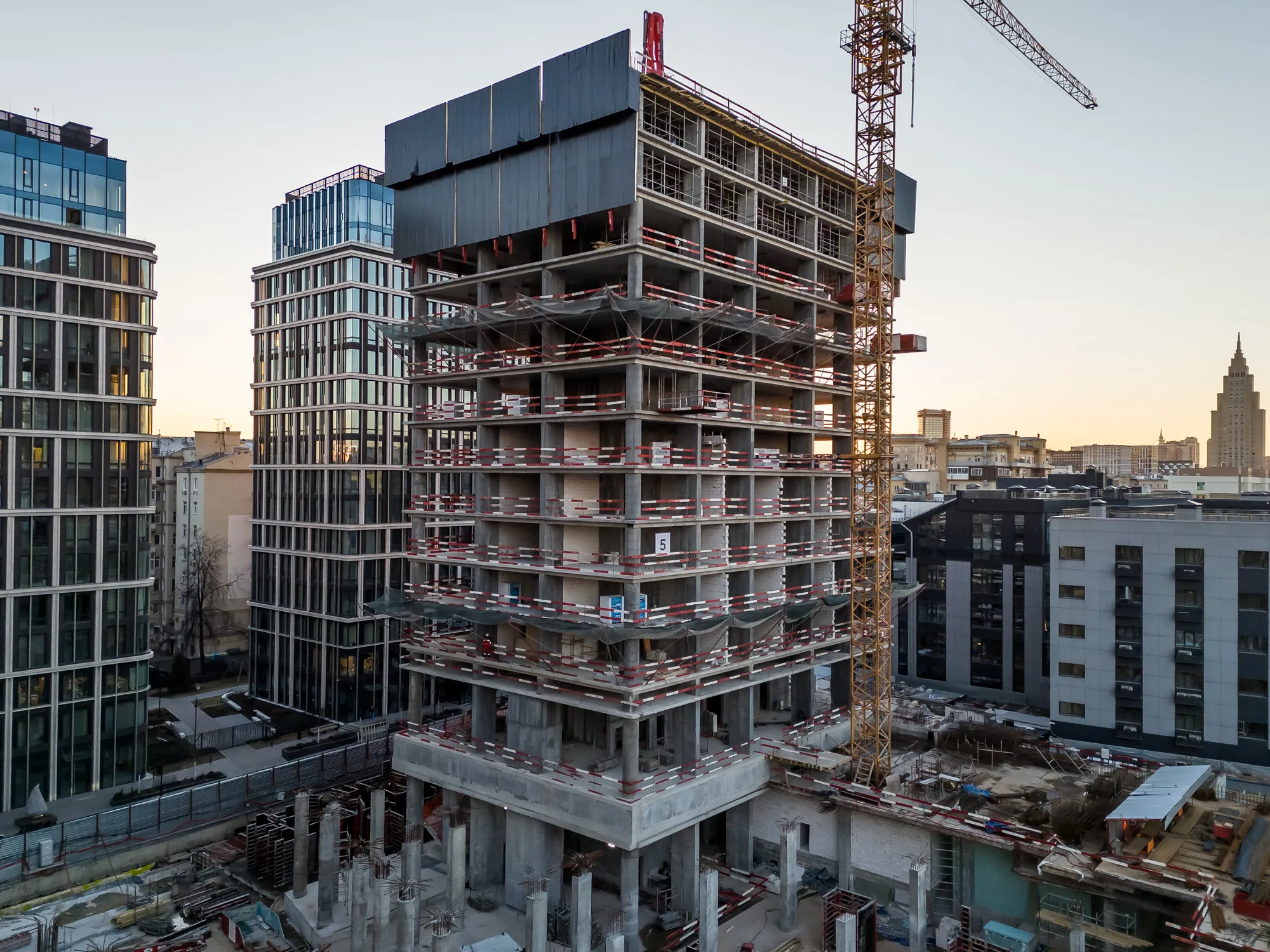 ЖК Жилой комплекс премиум-класса SLAVA (СЛАВА) ход строительства