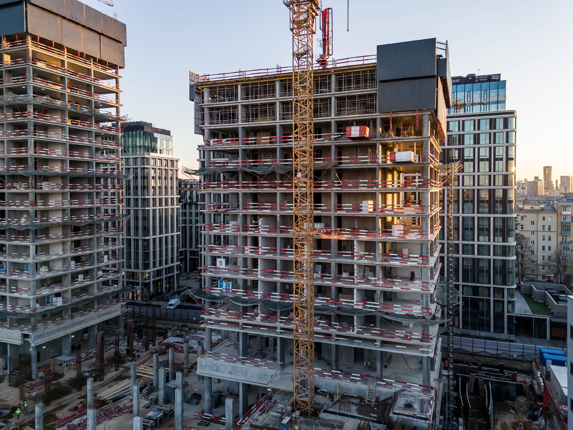 ЖК Жилой комплекс премиум-класса SLAVA (СЛАВА) ход строительства