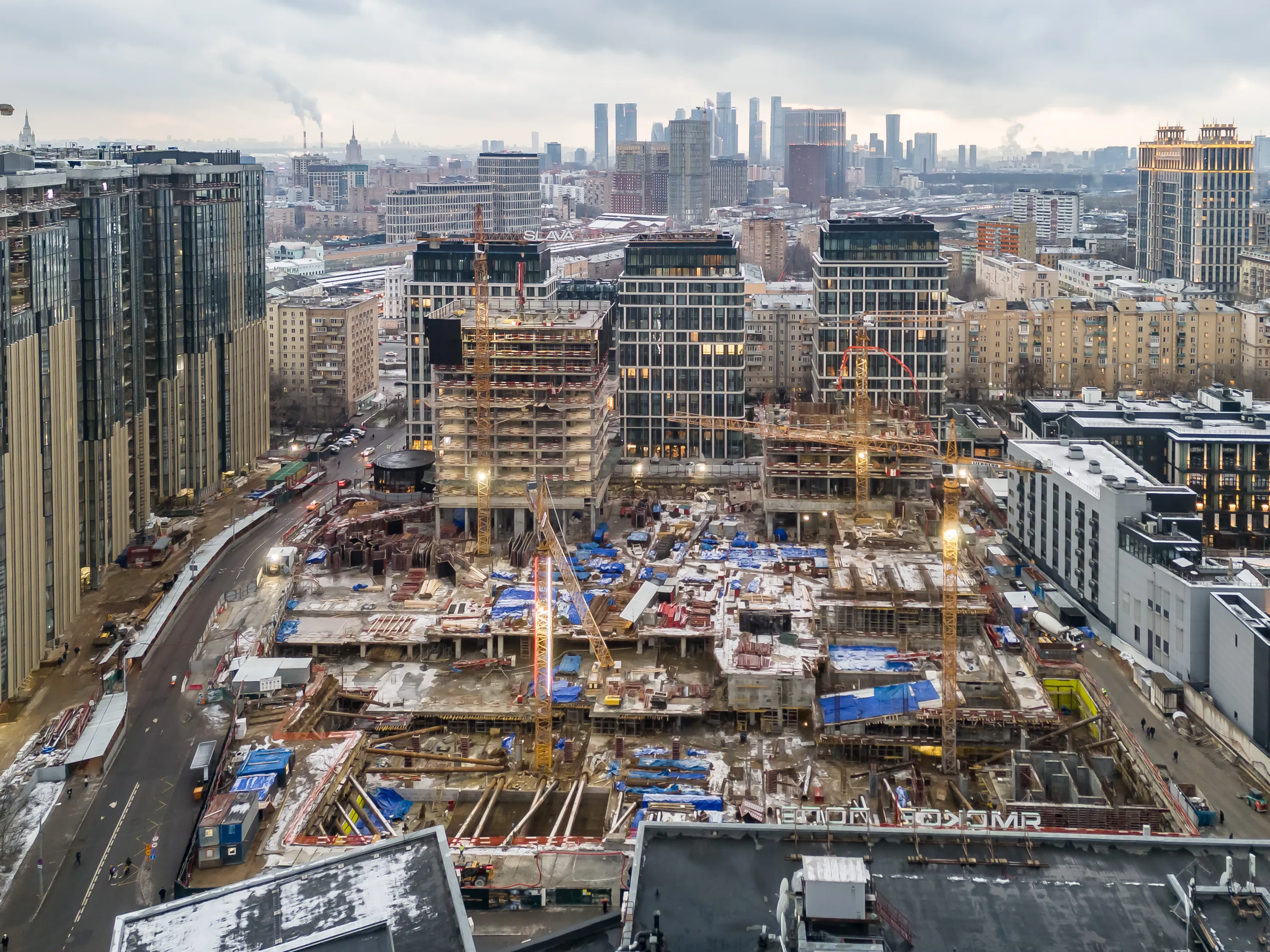 ЖК Жилой комплекс премиум-класса SLAVA (СЛАВА) ход строительства