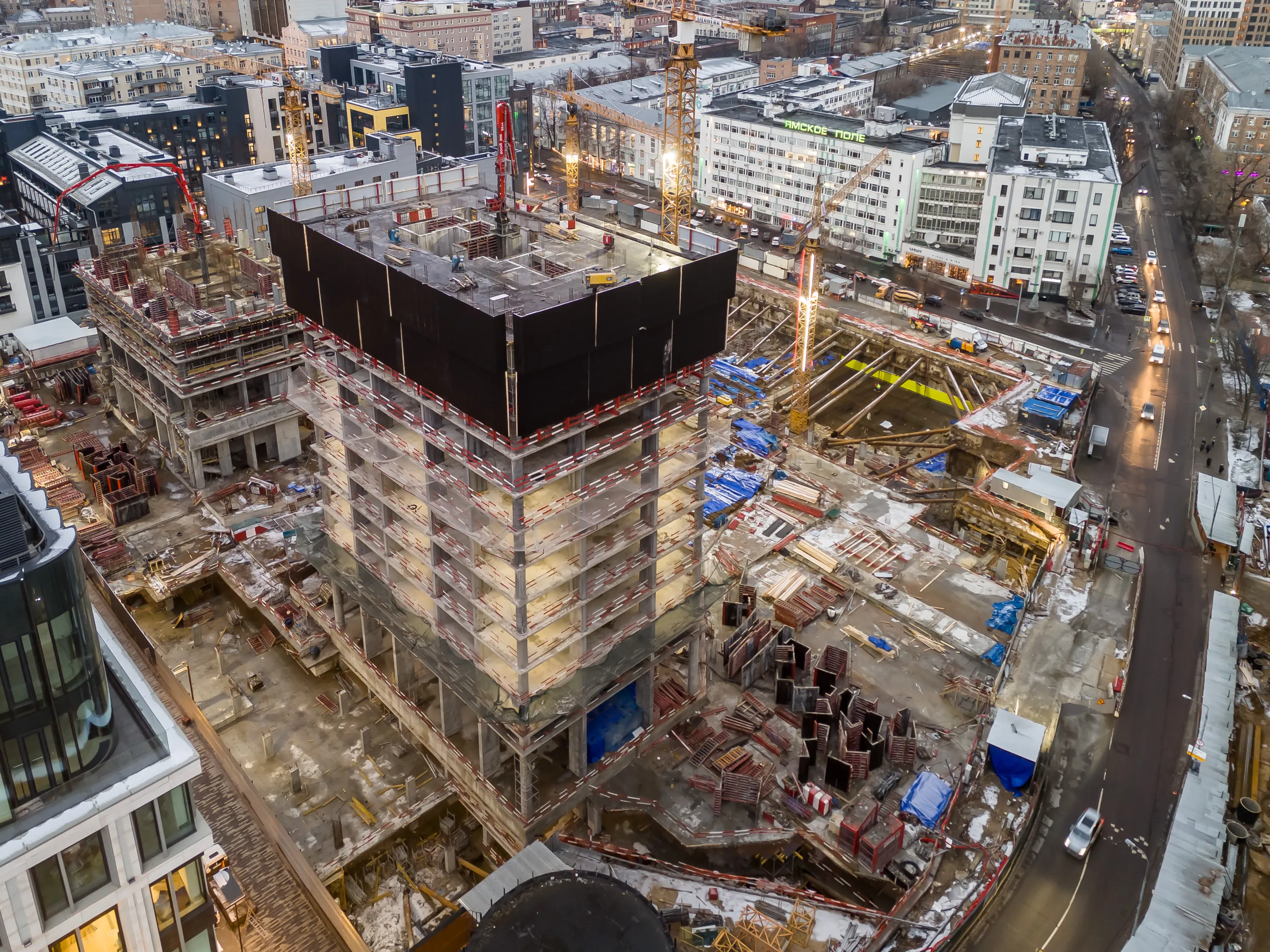 ЖК Жилой комплекс премиум-класса SLAVA (СЛАВА) ход строительства