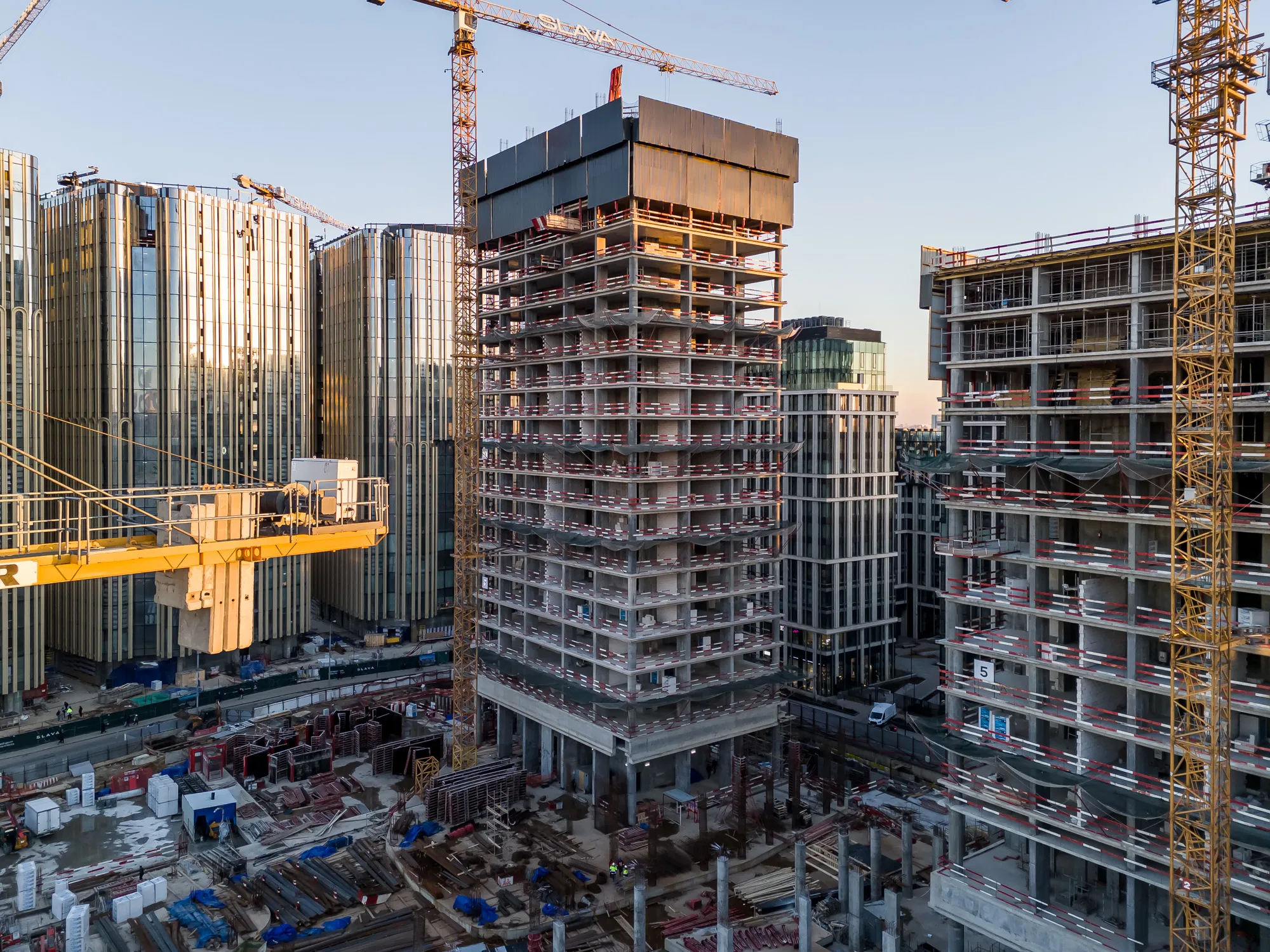 ЖК Жилой комплекс премиум-класса SLAVA (СЛАВА) ход строительства