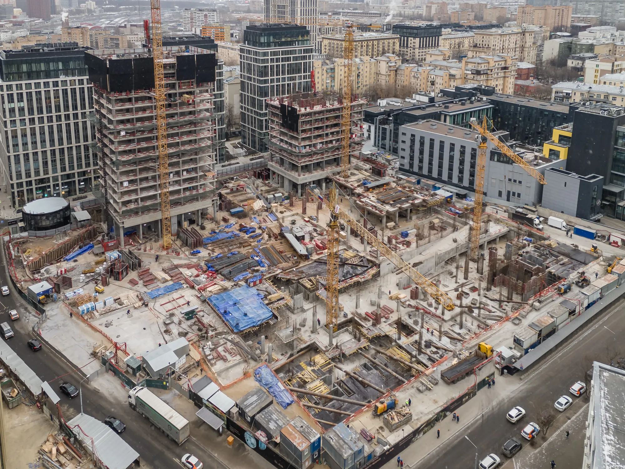 ЖК Жилой комплекс премиум-класса SLAVA (СЛАВА) ход строительства