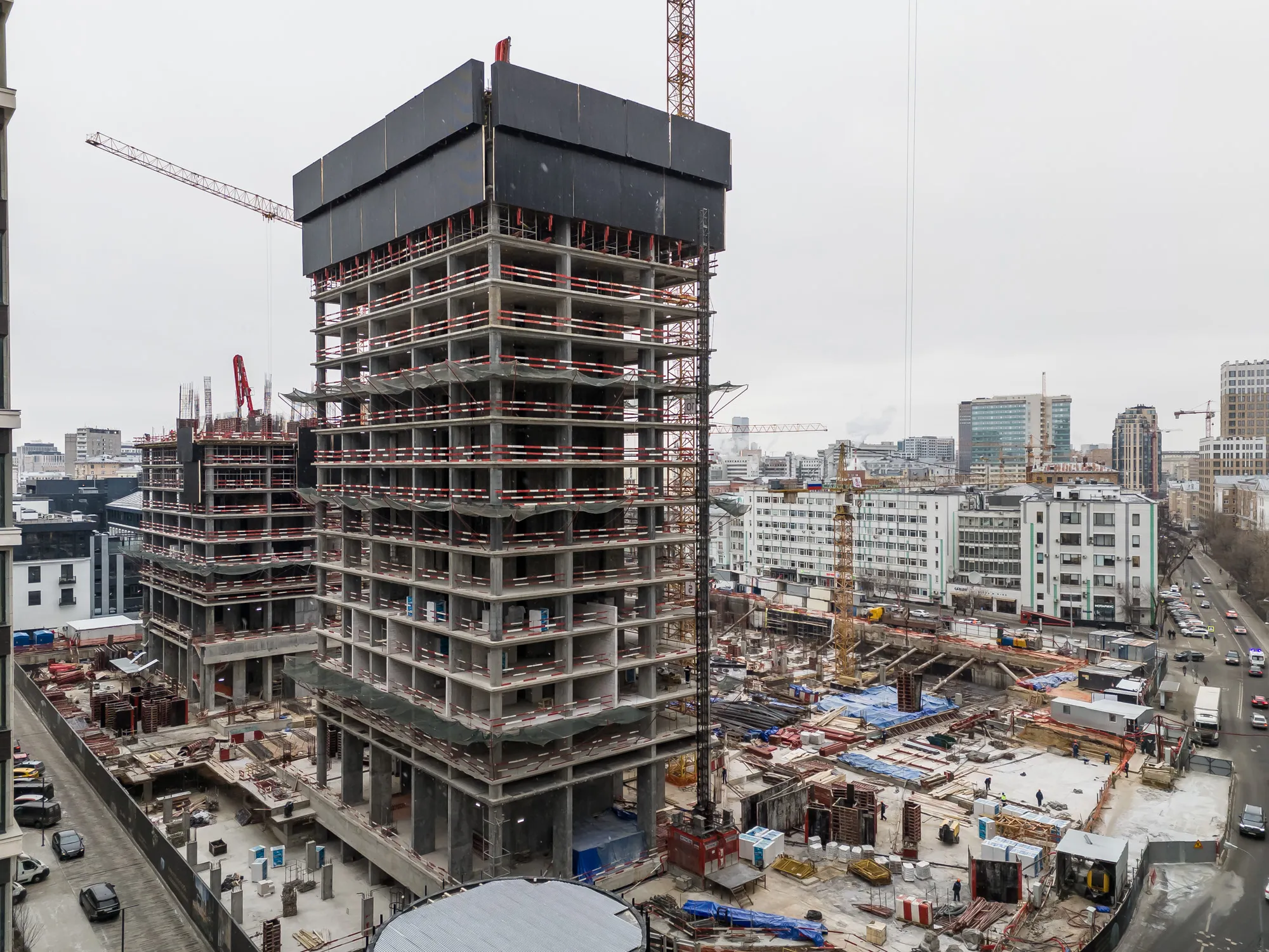 ЖК Жилой комплекс премиум-класса SLAVA (СЛАВА) ход строительства