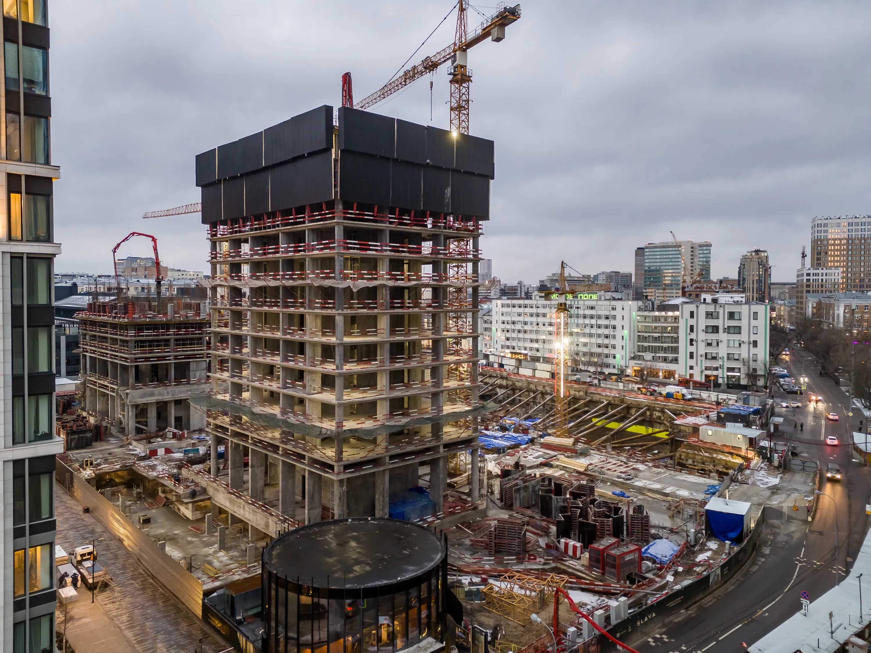 ЖК Жилой комплекс премиум-класса SLAVA (СЛАВА) ход строительства