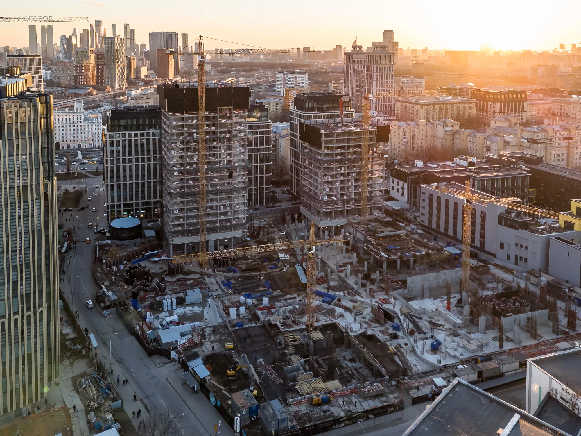 ЖК Жилой комплекс премиум-класса SLAVA (СЛАВА) ход строительства