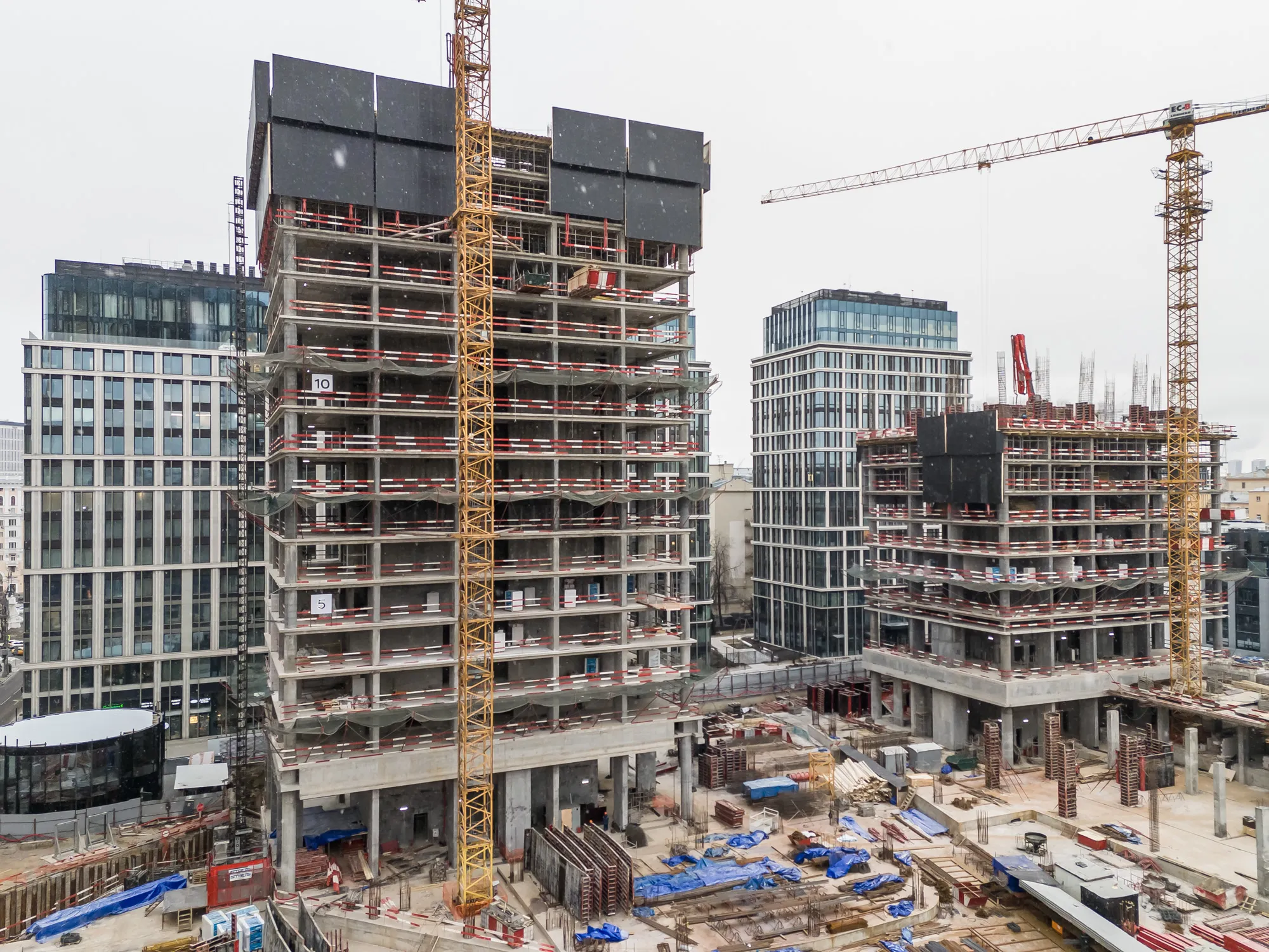 ЖК Жилой комплекс премиум-класса SLAVA (СЛАВА) ход строительства