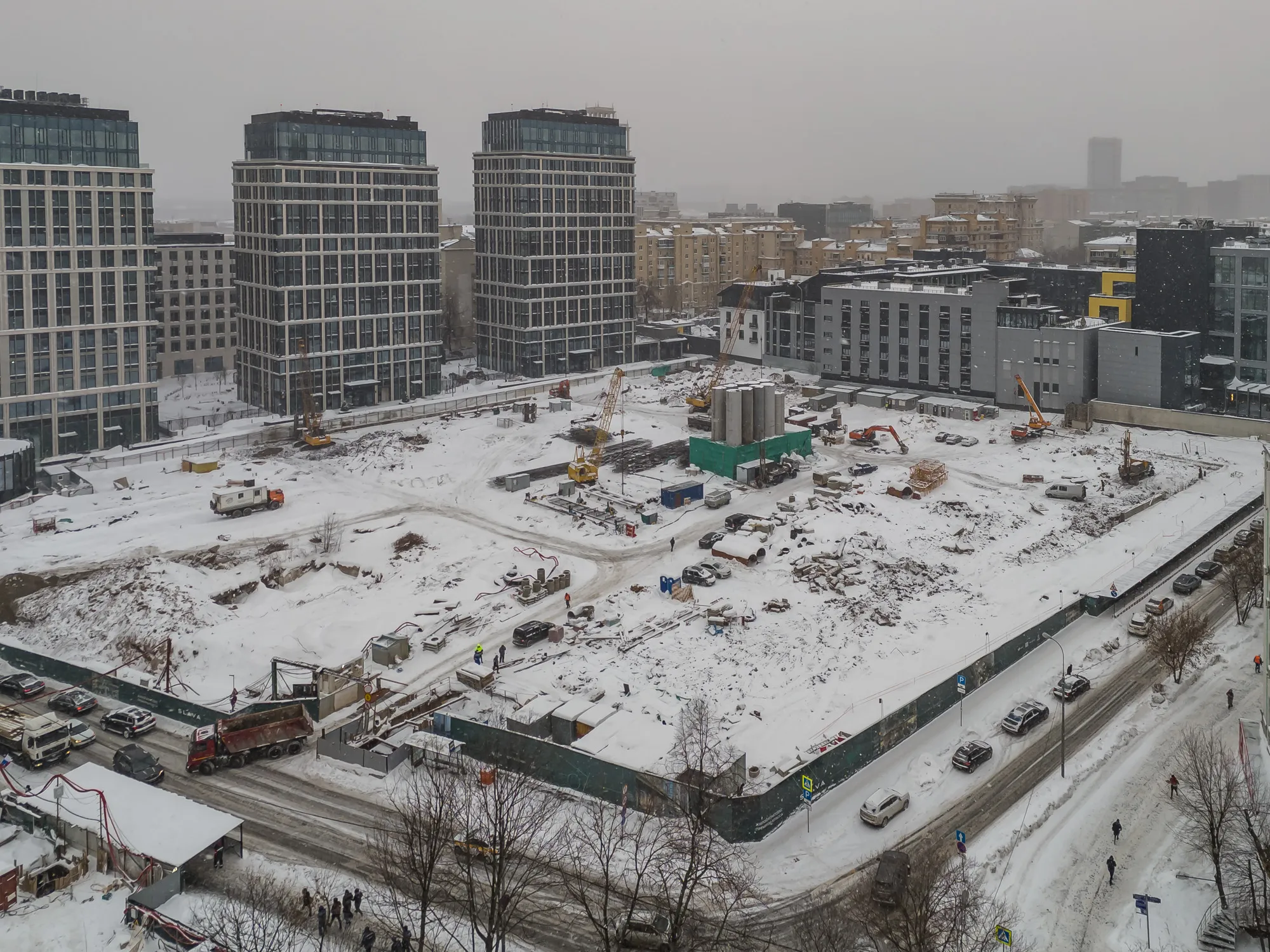 ЖК Жилой комплекс премиум-класса SLAVA (СЛАВА) ход строительства