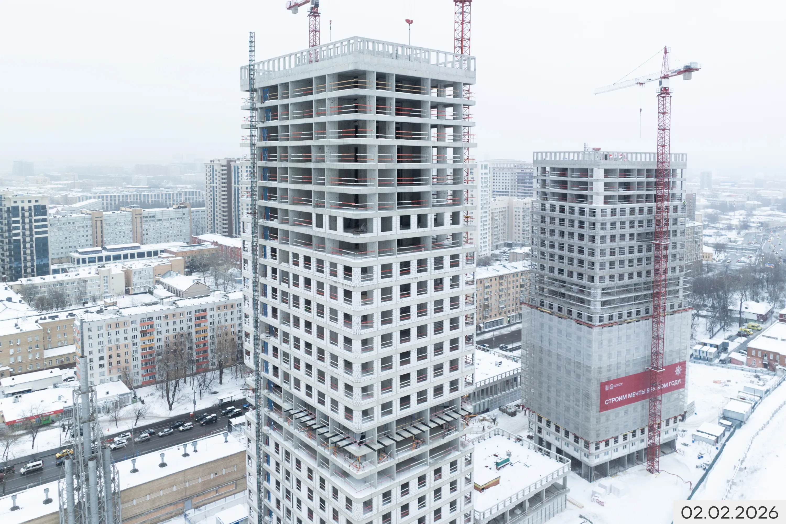 ЖК SOKOLNIKI (Сокольники) ход строительства
