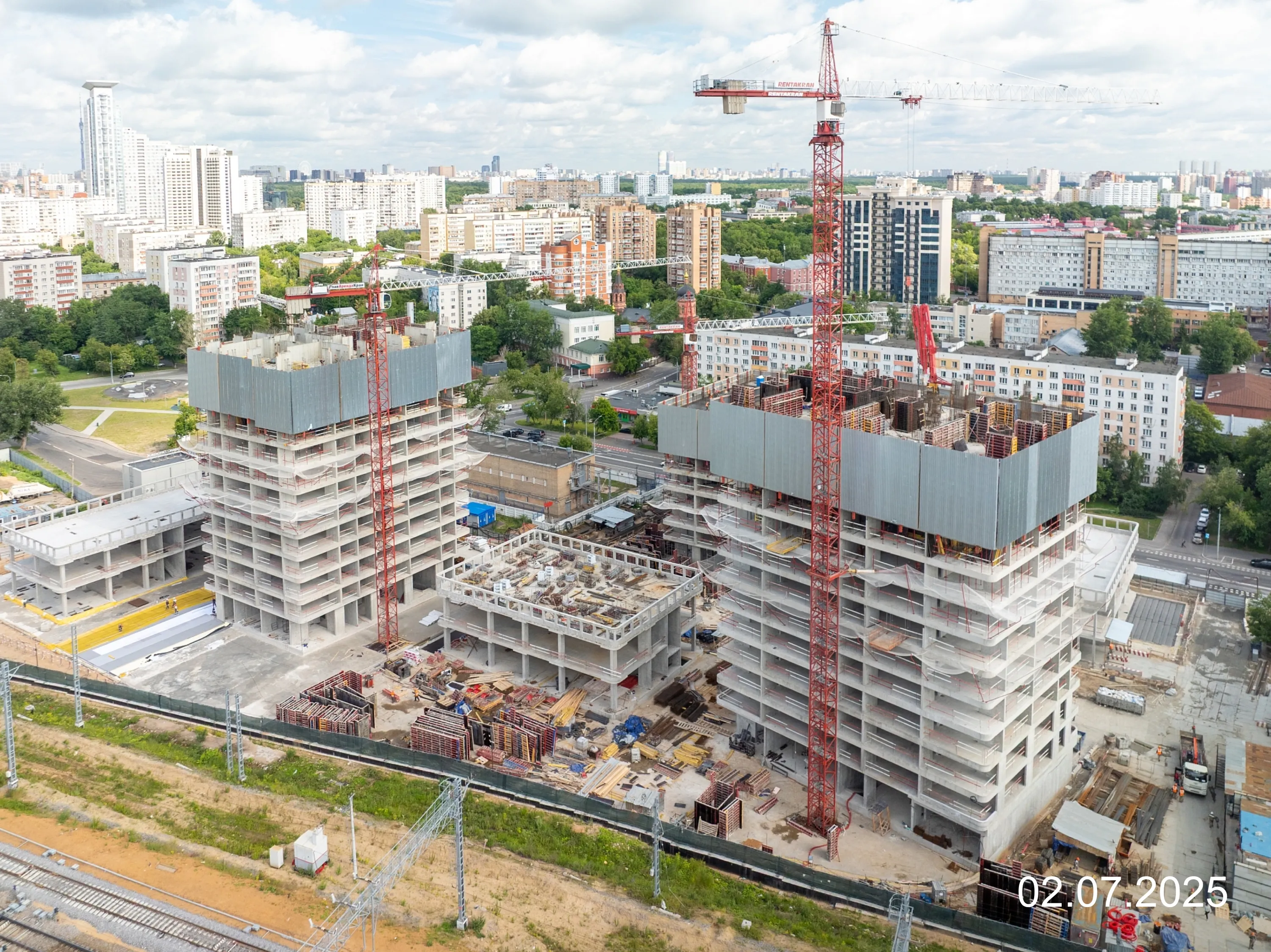 ЖК SOKOLNIKI (Сокольники) ход строительства