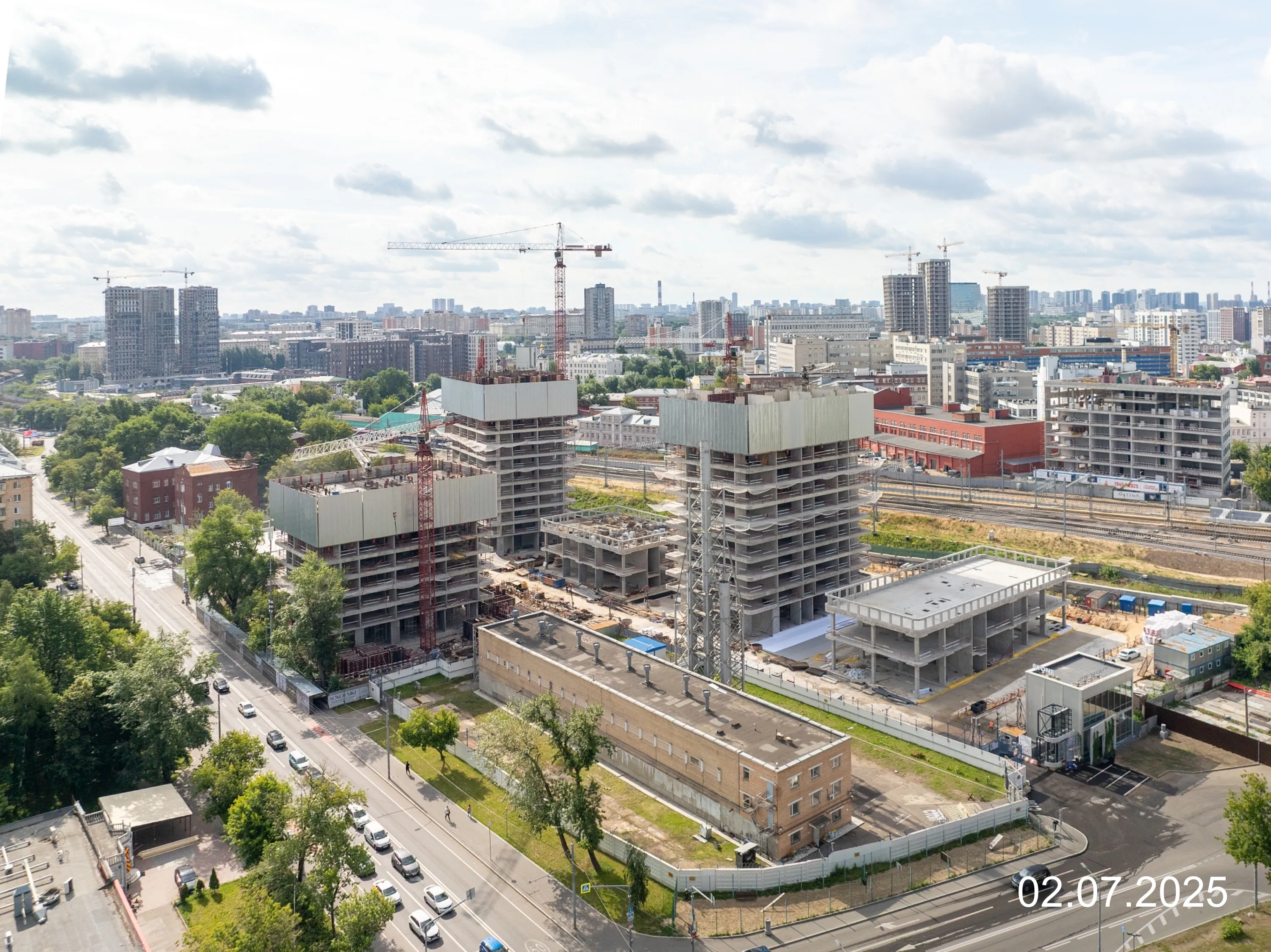 ЖК SOKOLNIKI (Сокольники) ход строительства