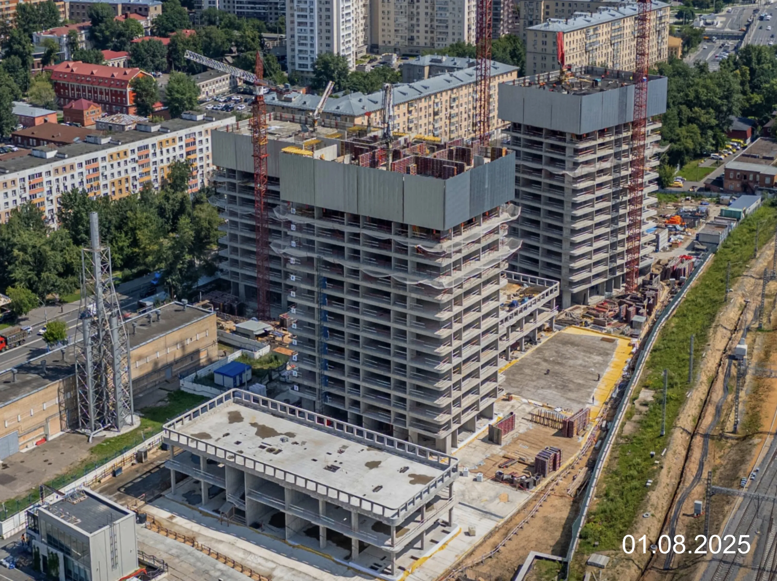 ЖК SOKOLNIKI (Сокольники) ход строительства