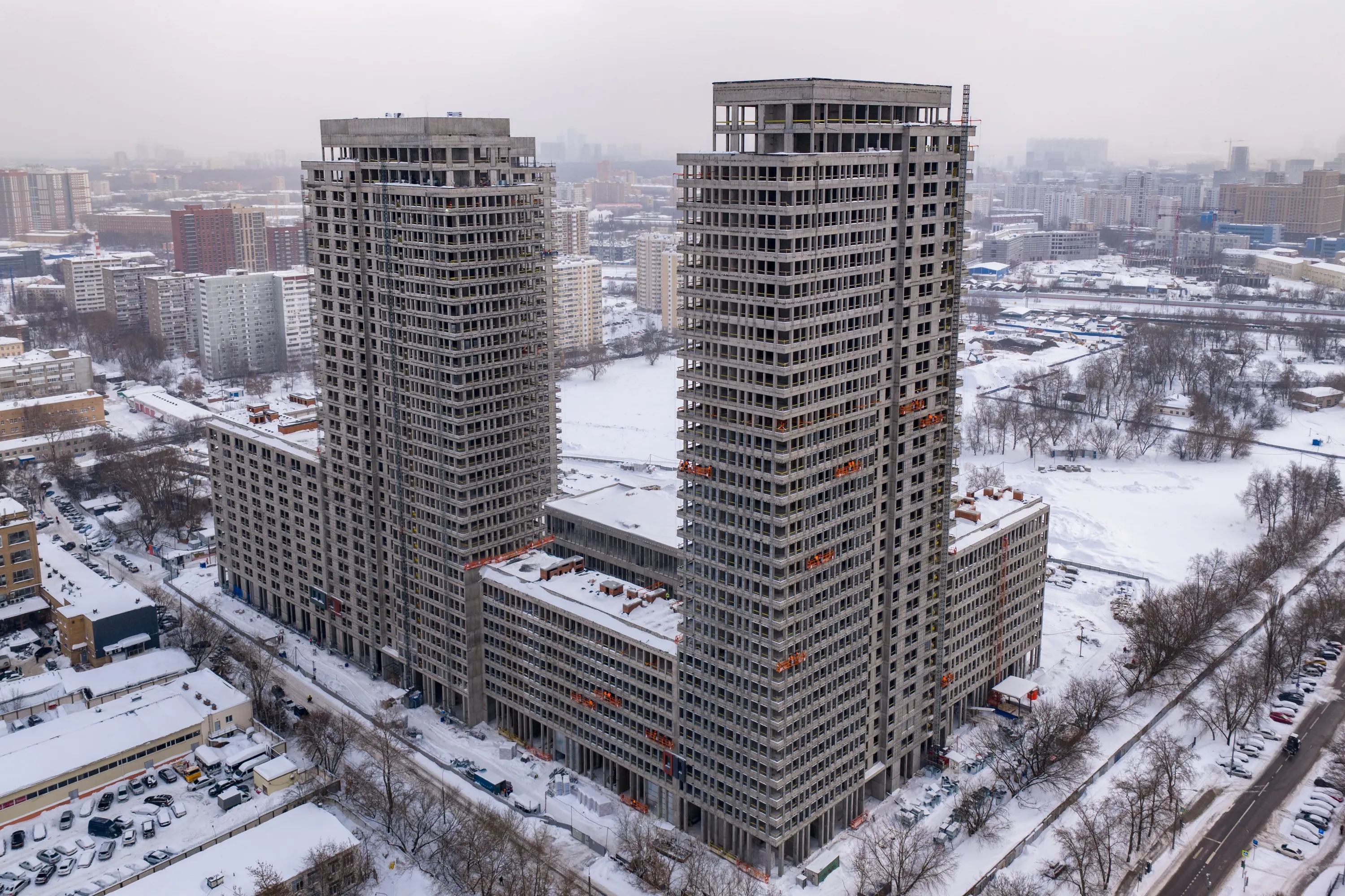 ЖК INJOY (ИНДЖОЙ) ход строительства