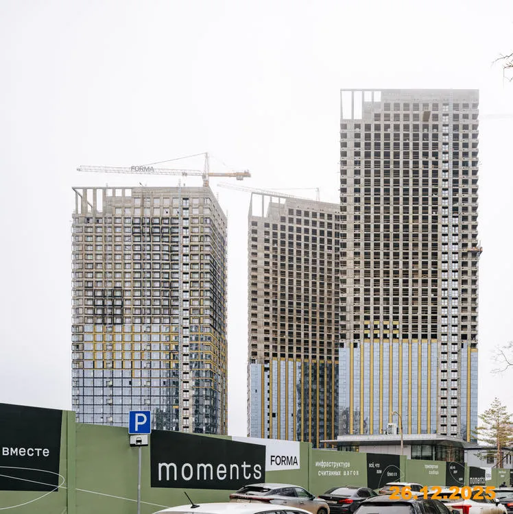 ЖК MOMENTS (Моментс) ход строительства