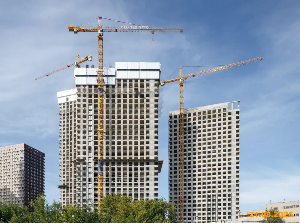 ЖК MOMENTS (Моментс) ход строительства