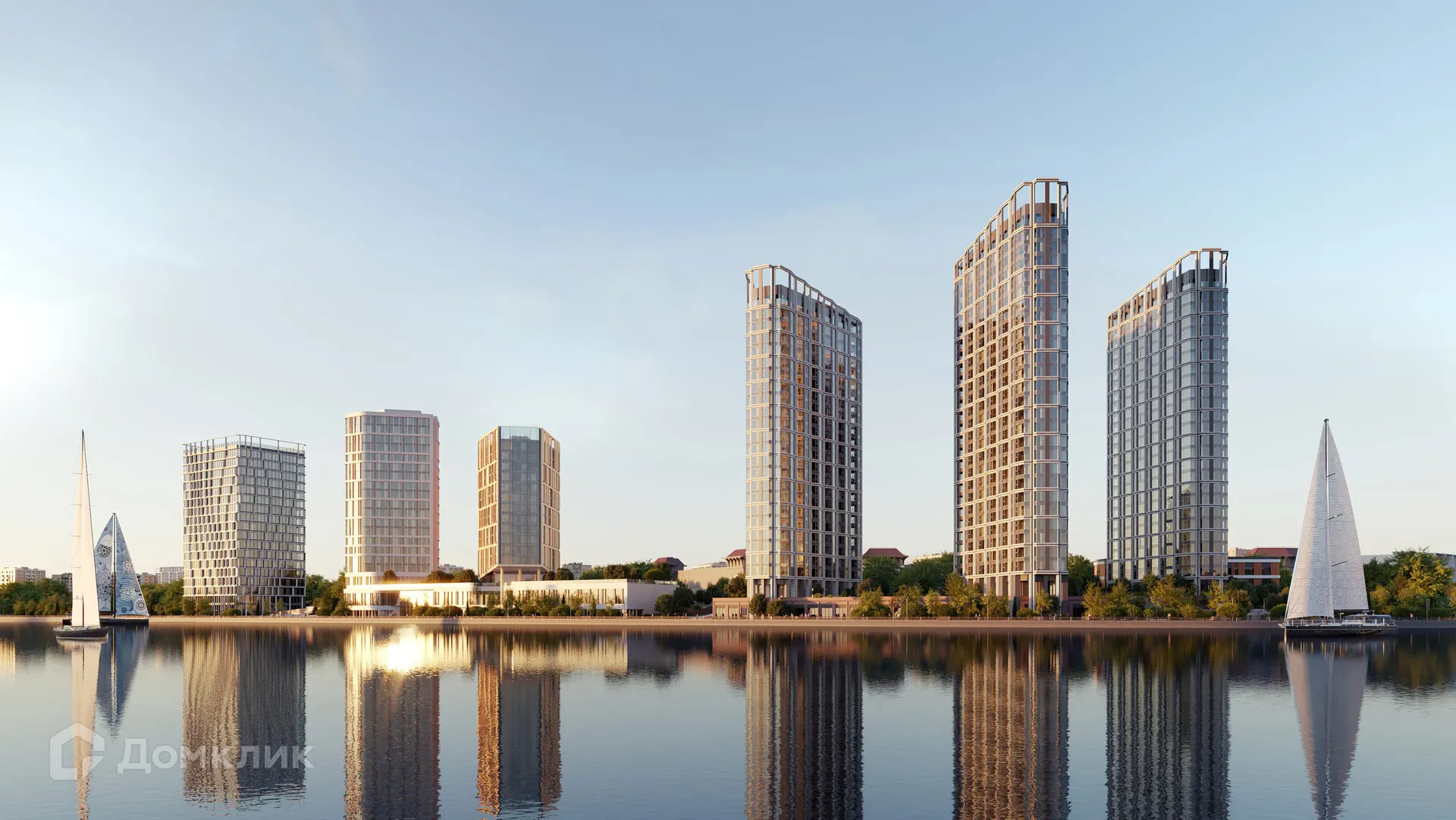 Планировка 4-комнатной квартиры 85.1 м² в ЖК Дрим Рива, г. Москва — фото 1