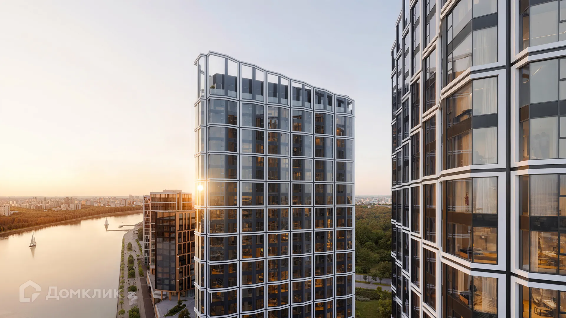 Планировка 4-комнатной квартиры 85.1 м² в ЖК Дрим Рива, г. Москва — фото 2