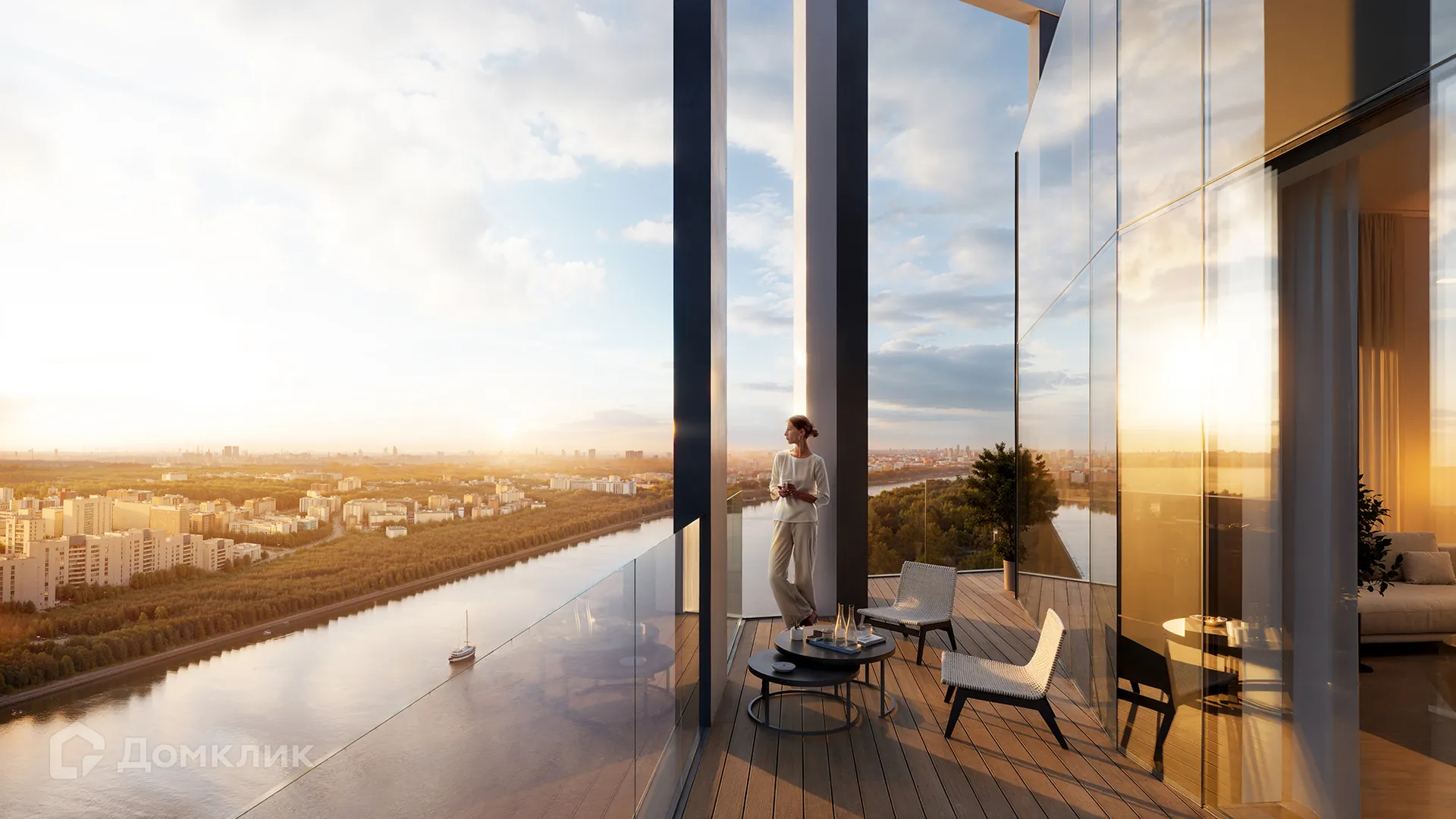 Планировка 4-комнатной квартиры 85.1 м² в ЖК Дрим Рива, г. Москва — фото 3