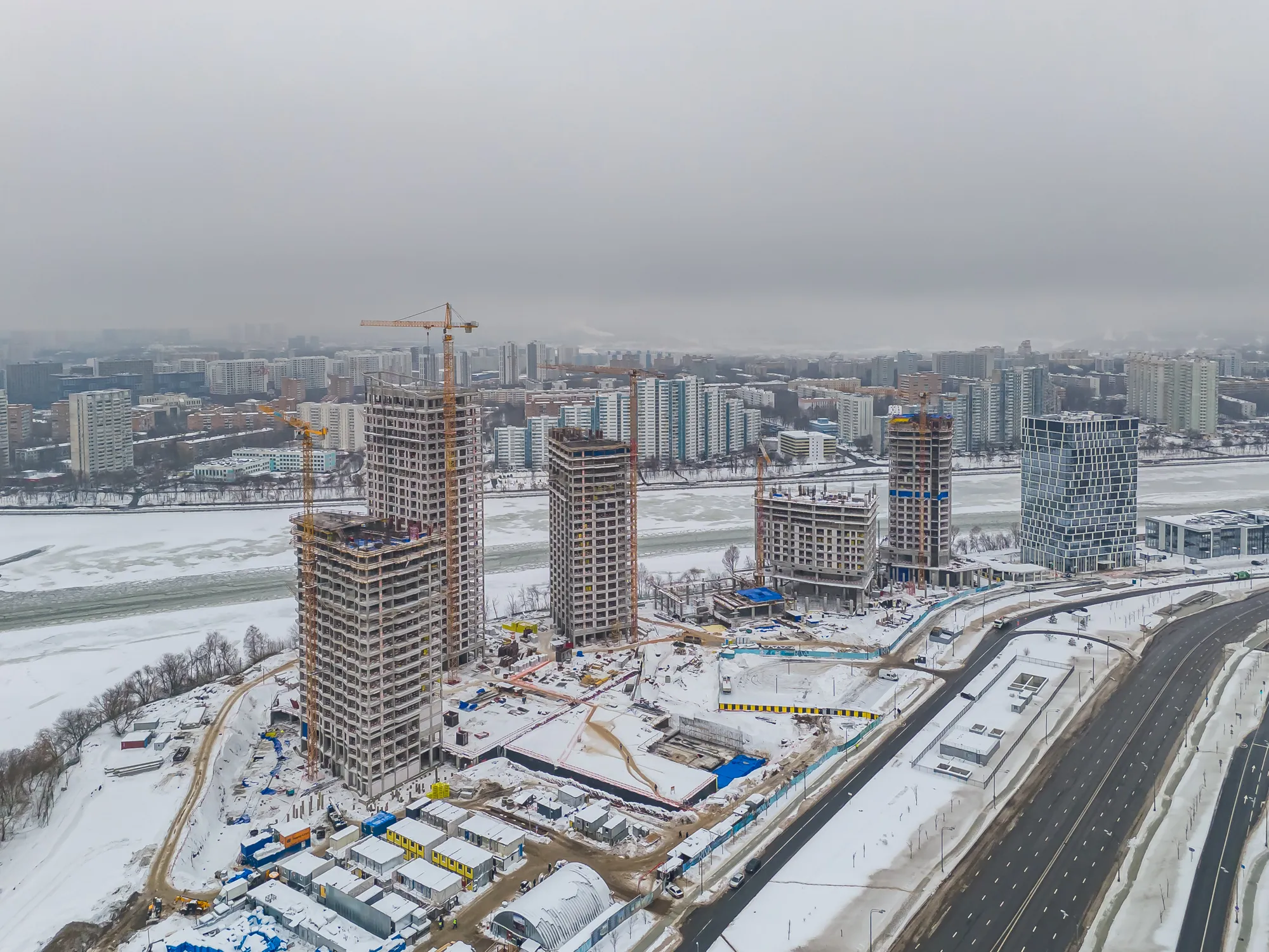 Дрим Рива ход строительства