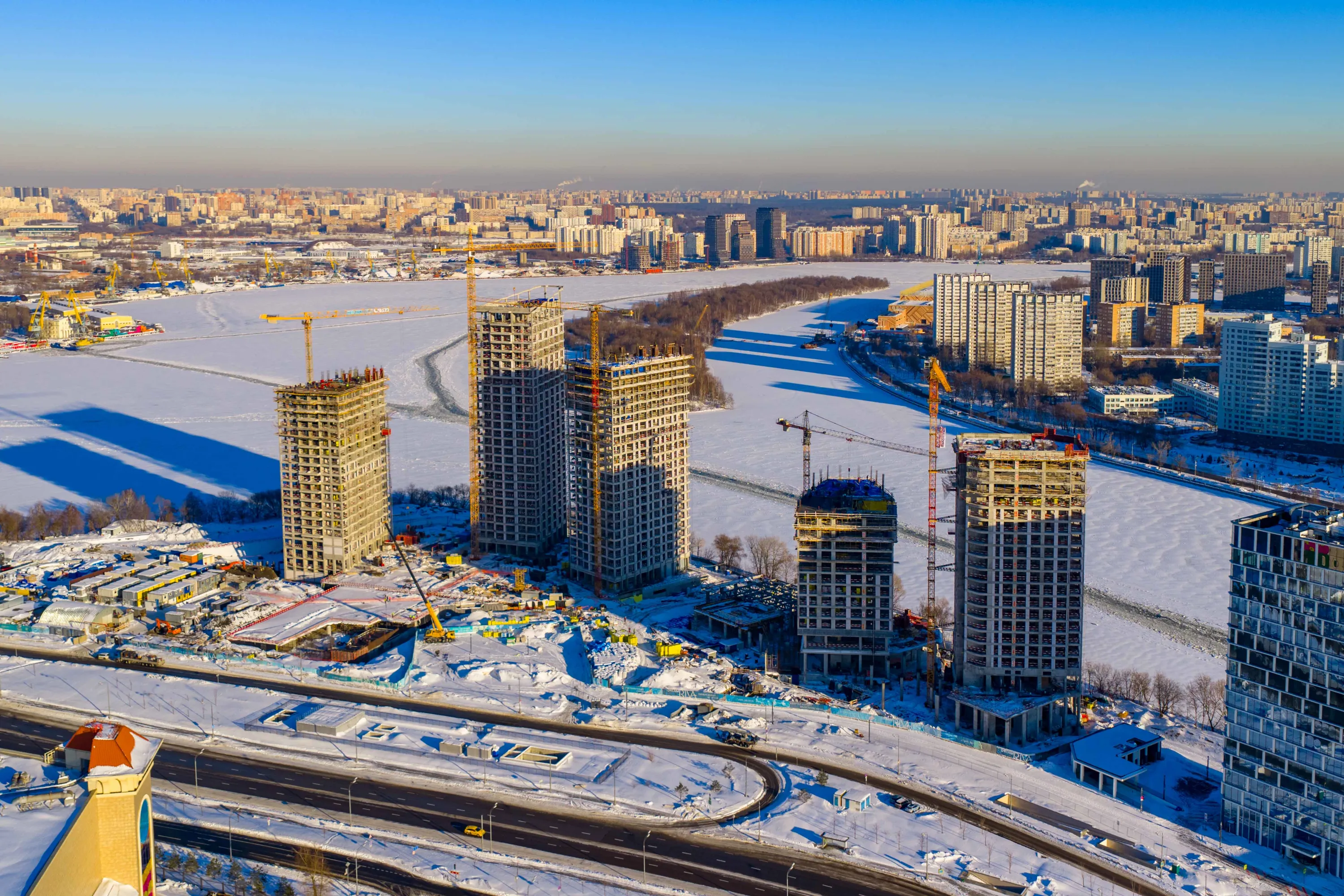 Дрим Рива ход строительства