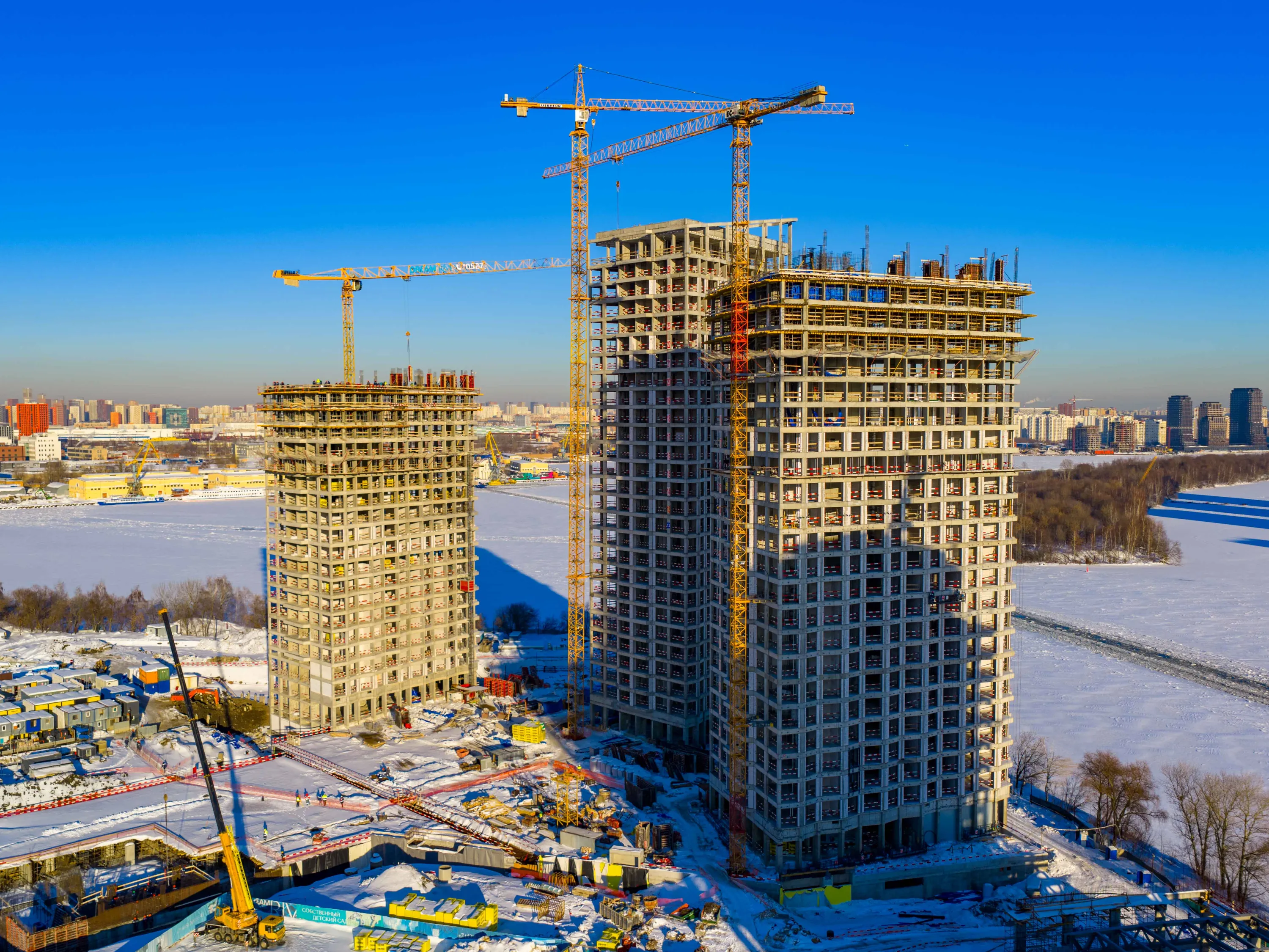 Дрим Рива ход строительства