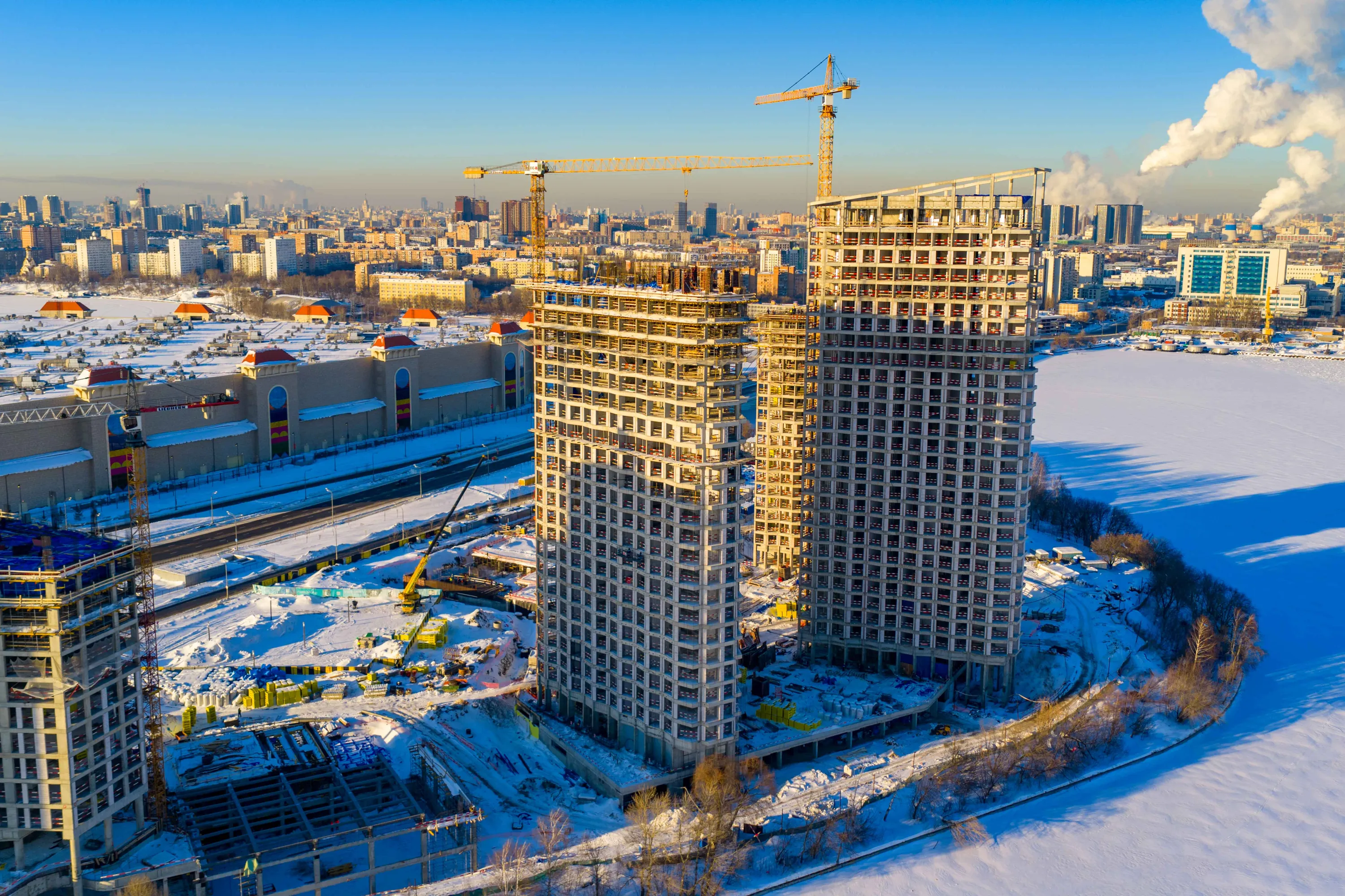 Дрим Рива ход строительства