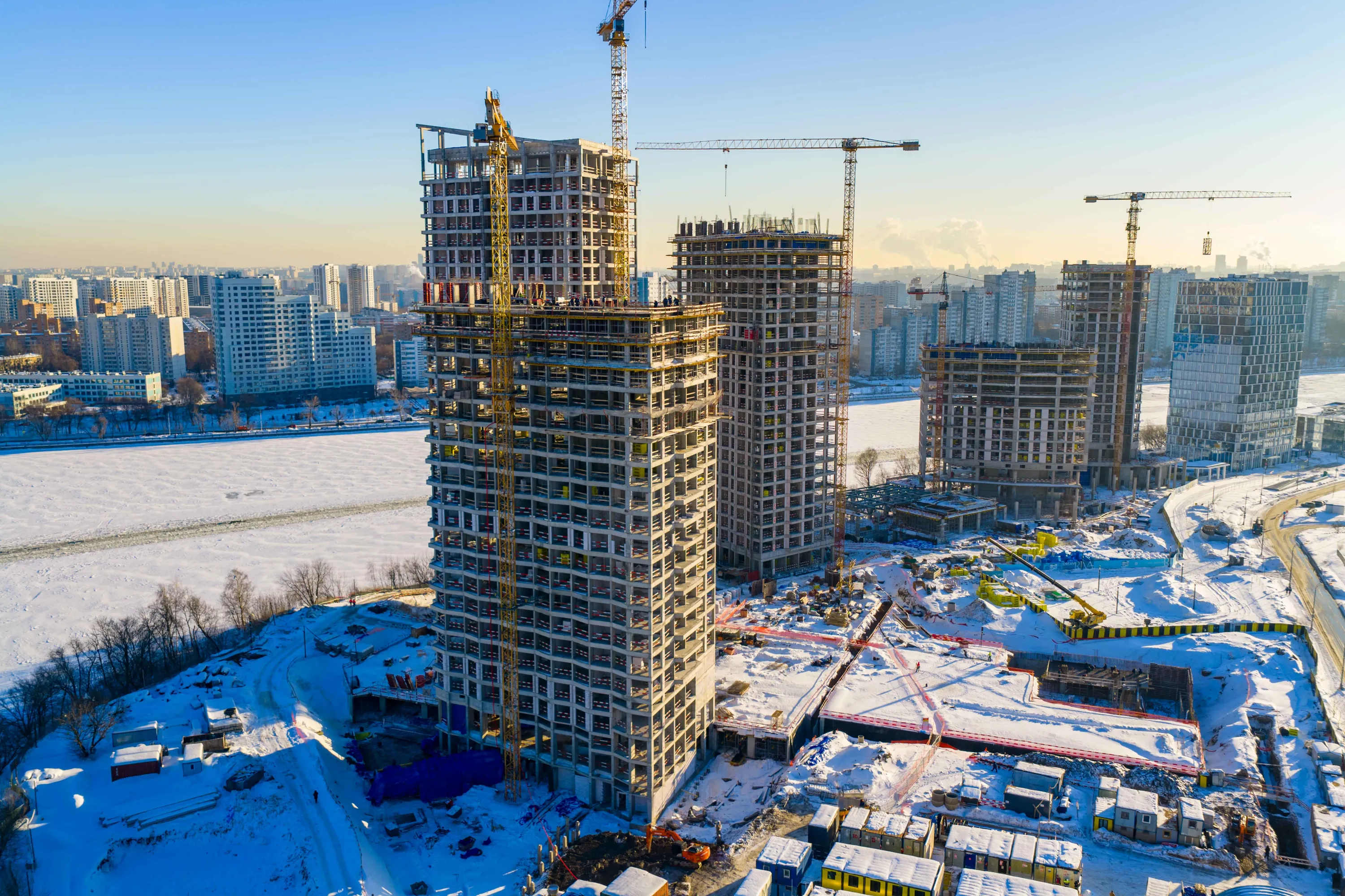 Дрим Рива ход строительства