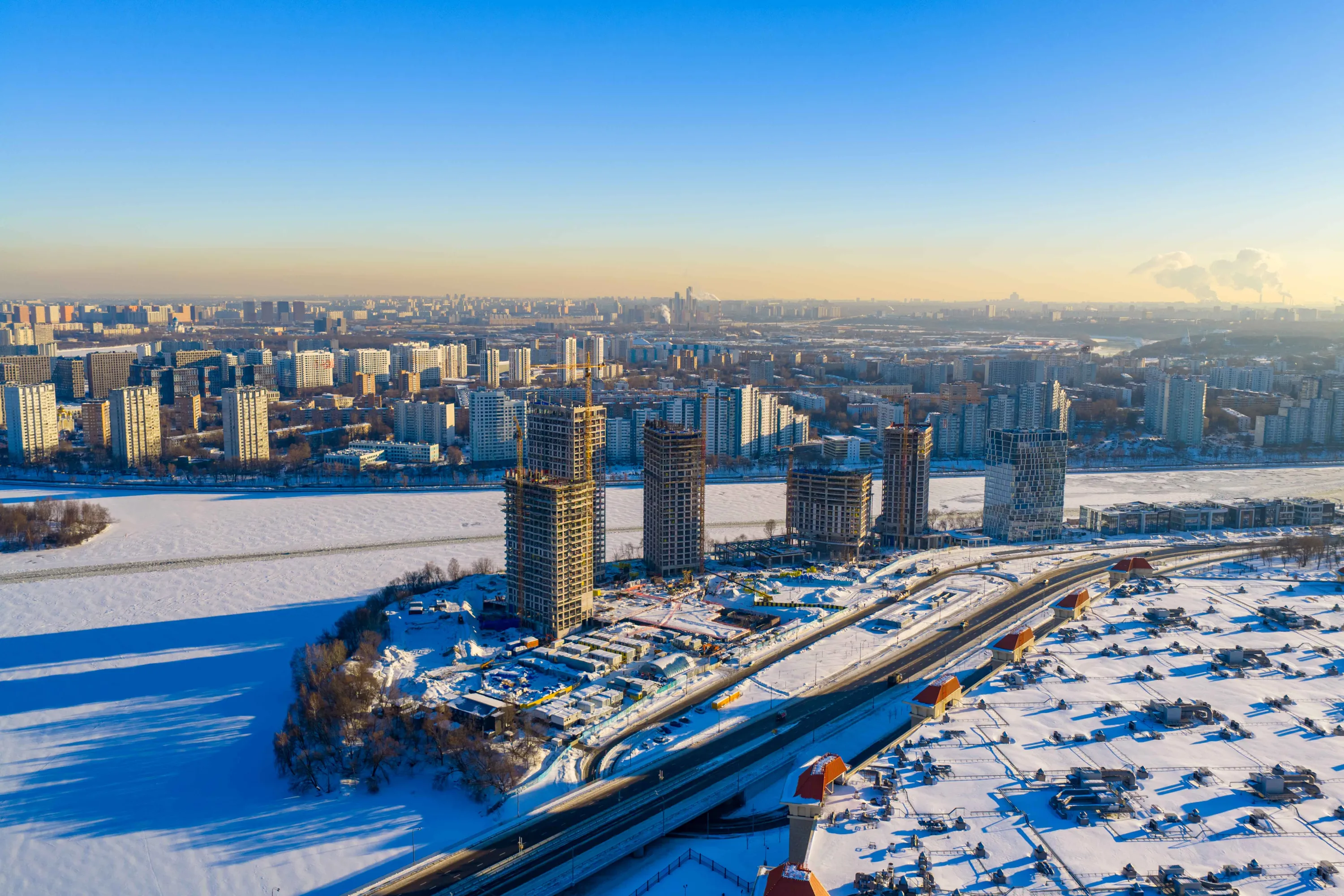 Дрим Рива ход строительства