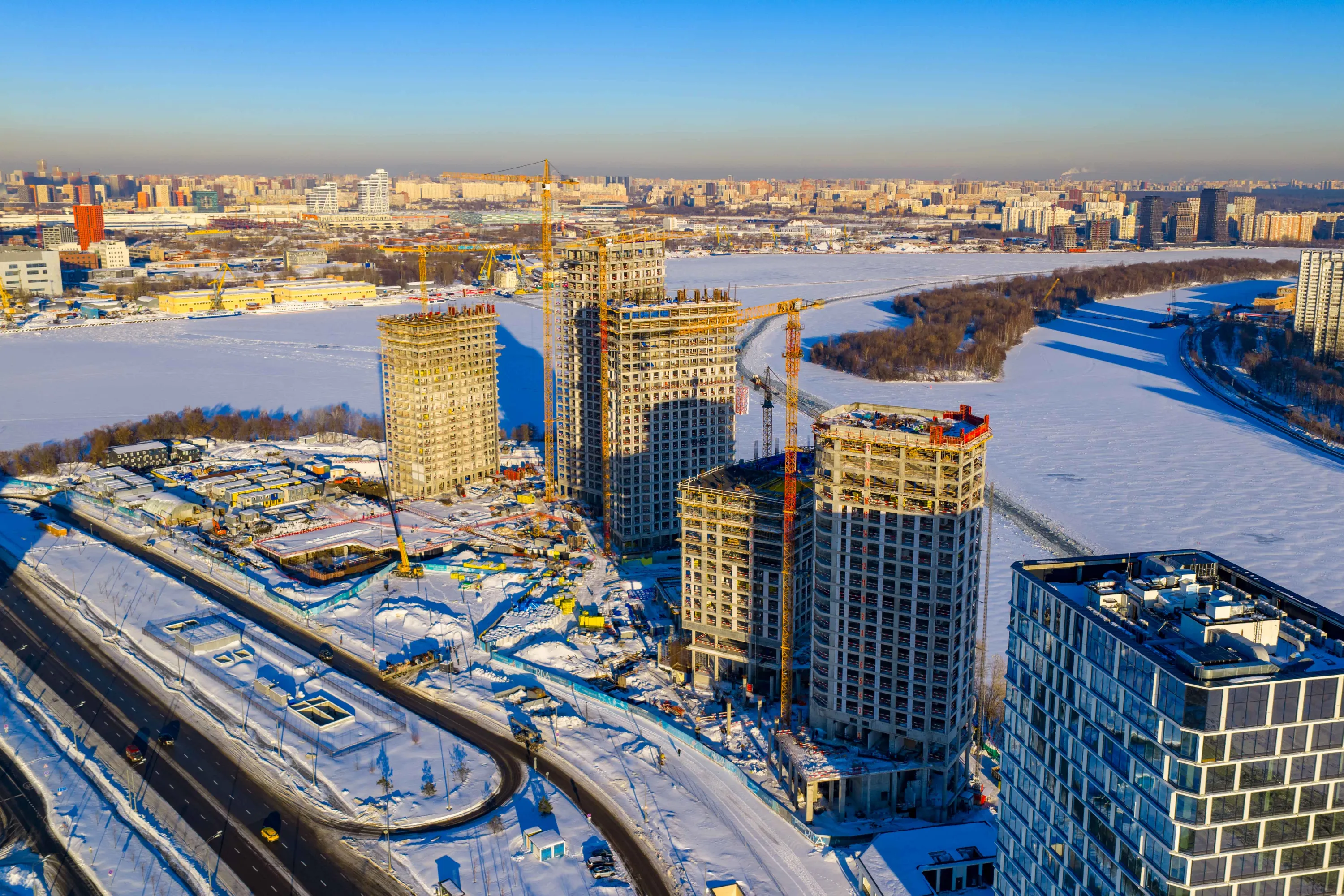 Дрим Рива ход строительства