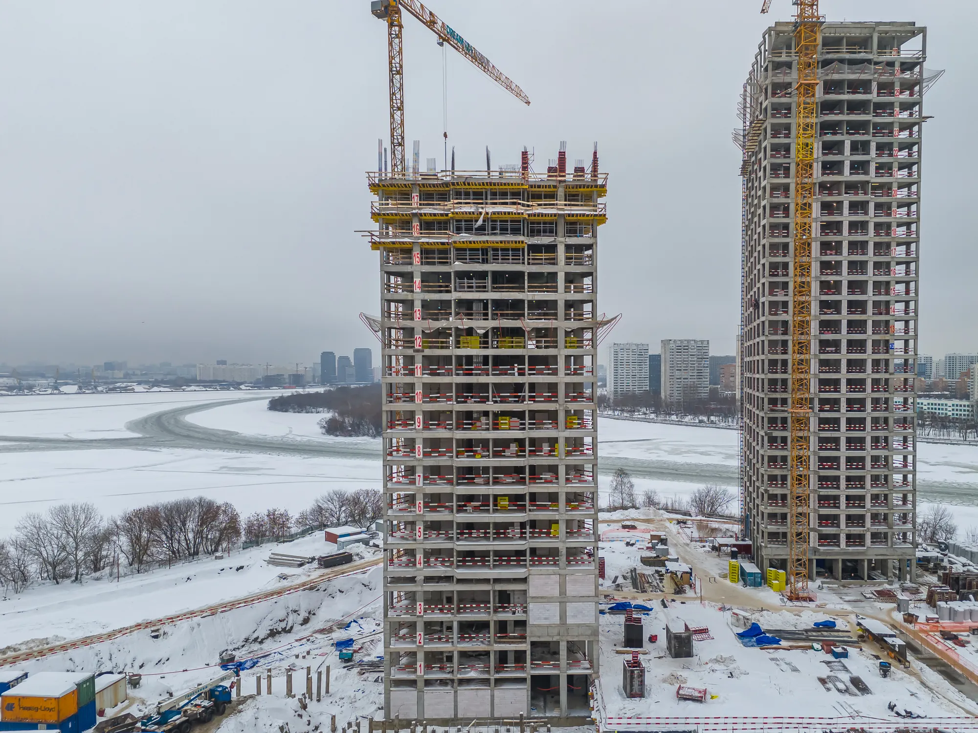 Дрим Рива ход строительства