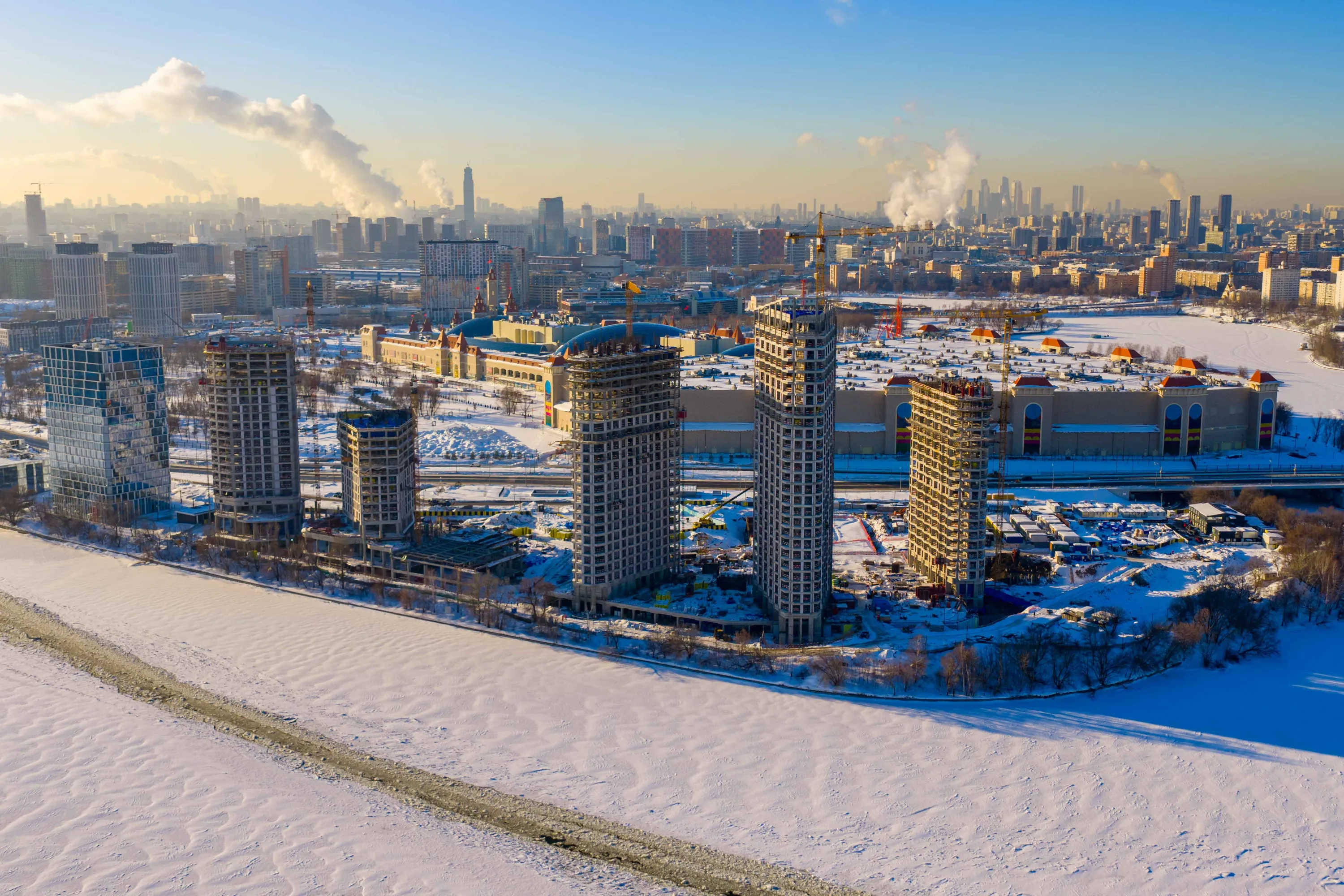 Дрим Рива ход строительства