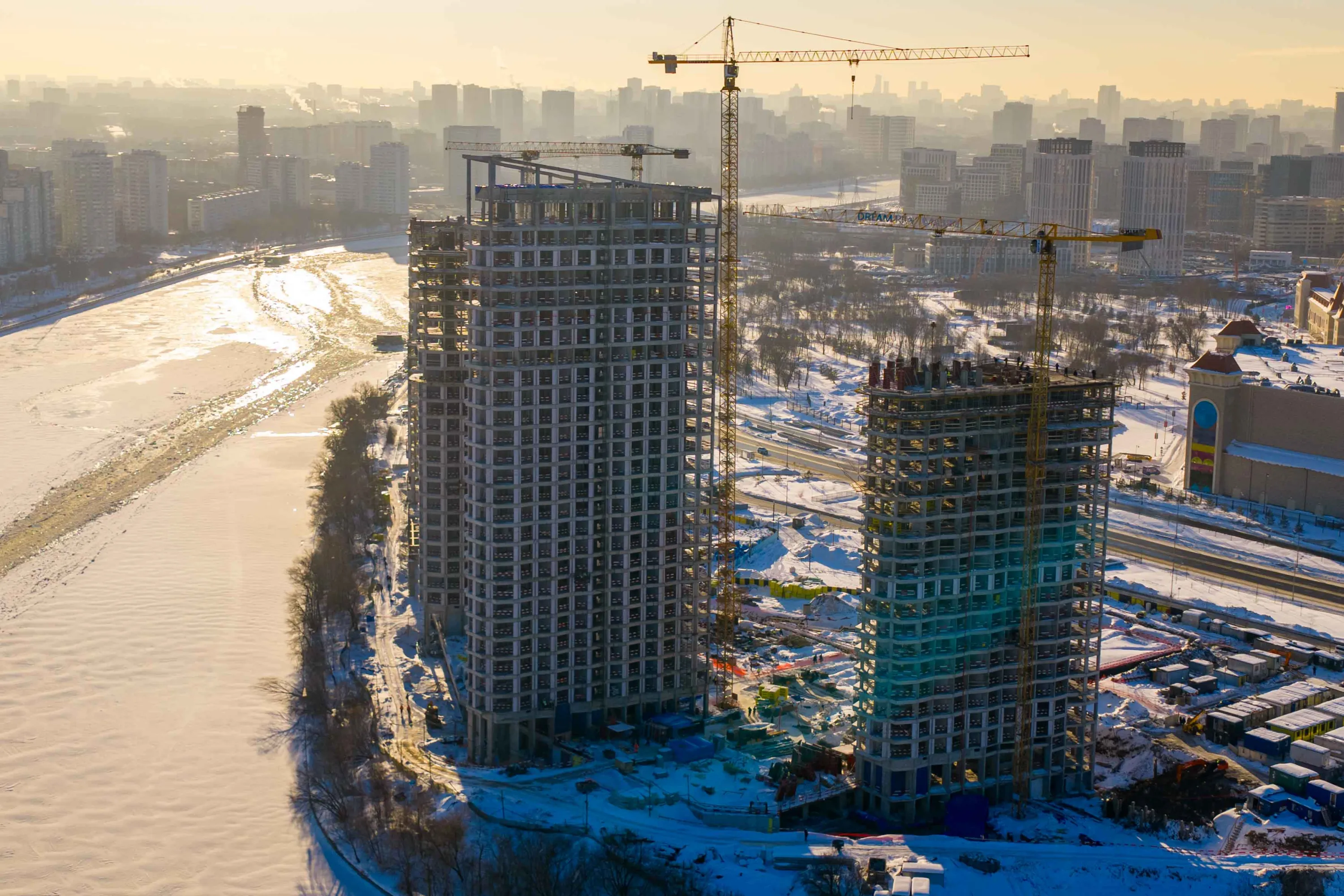 Дрим Рива ход строительства