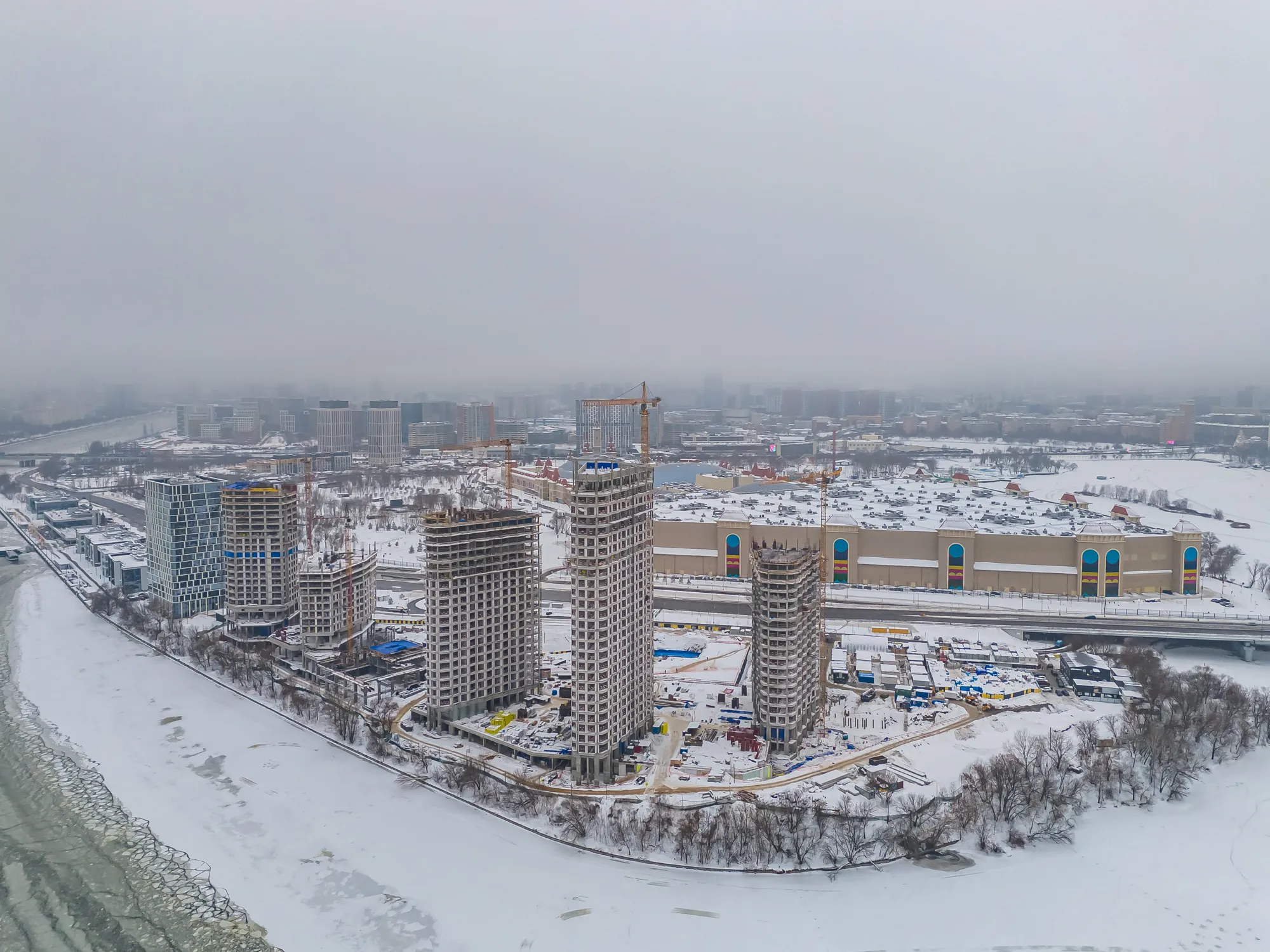 Дрим Рива ход строительства