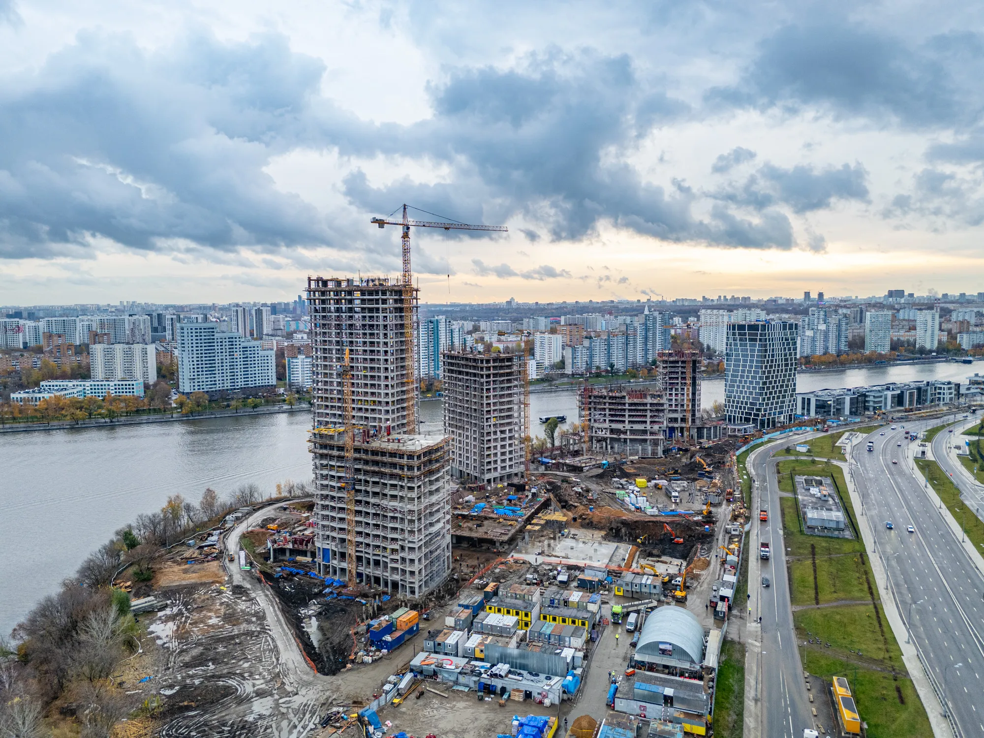 Дрим Рива ход строительства