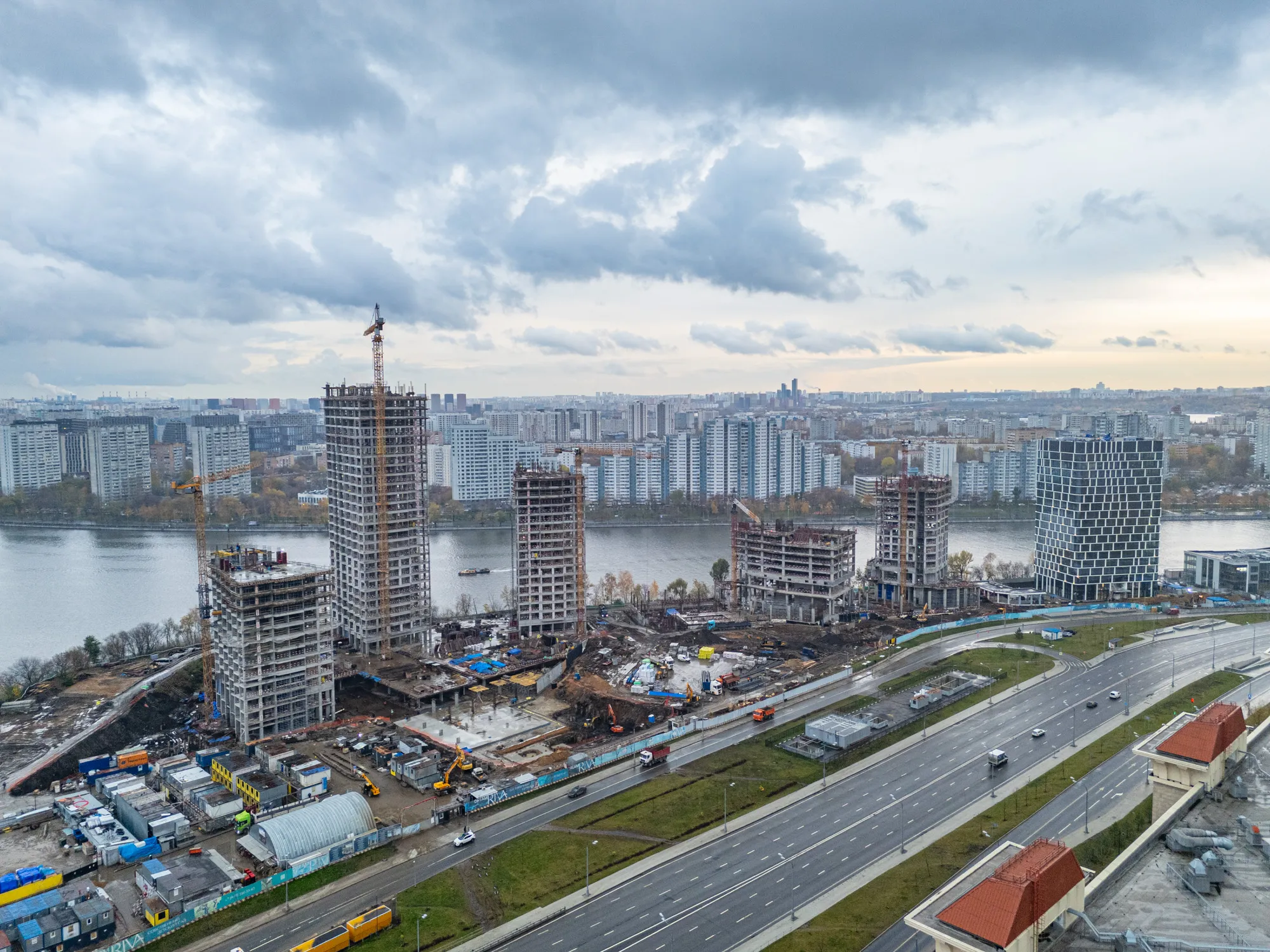 Дрим Рива ход строительства