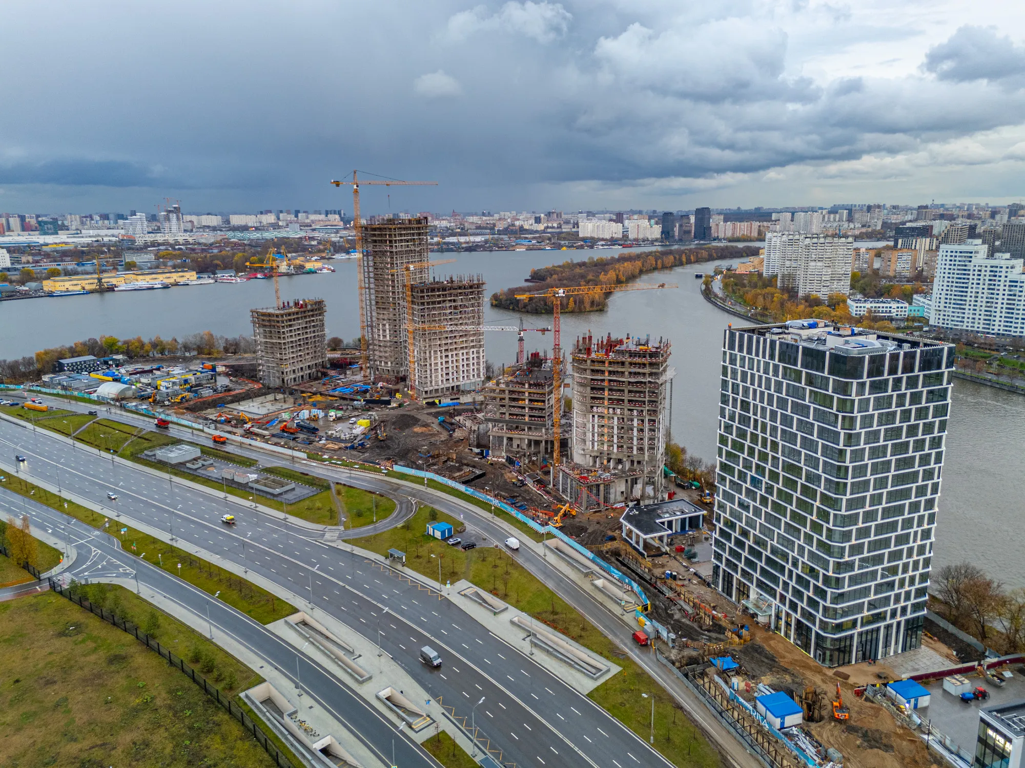 Дрим Рива ход строительства