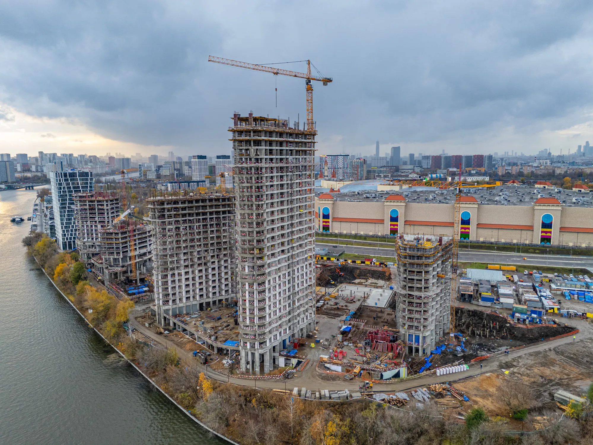 Дрим Рива ход строительства