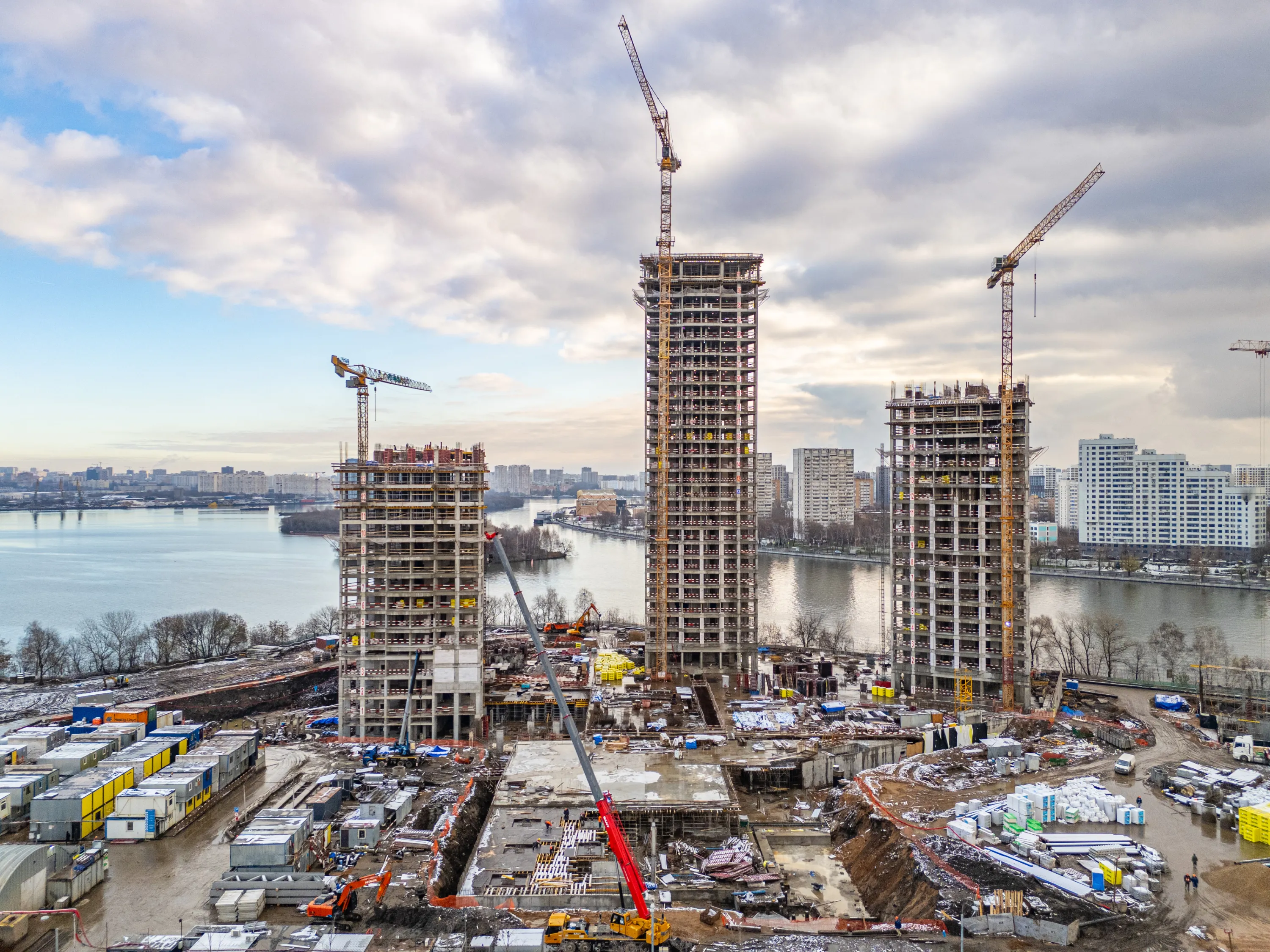 Дрим Рива ход строительства