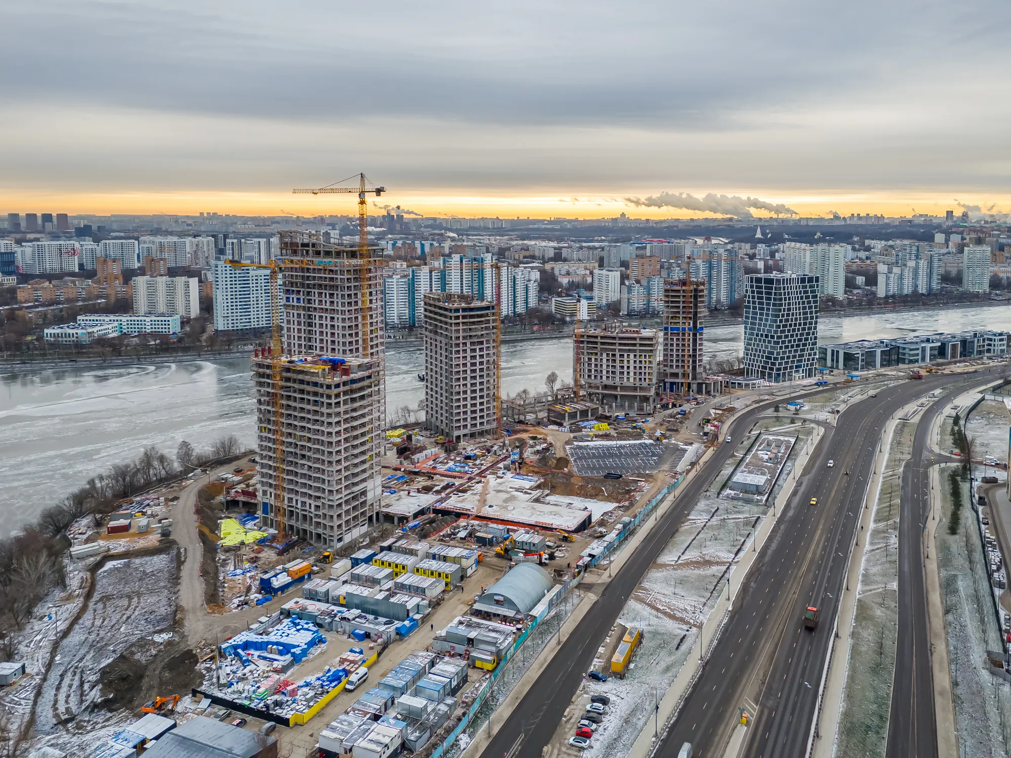 Дрим Рива ход строительства