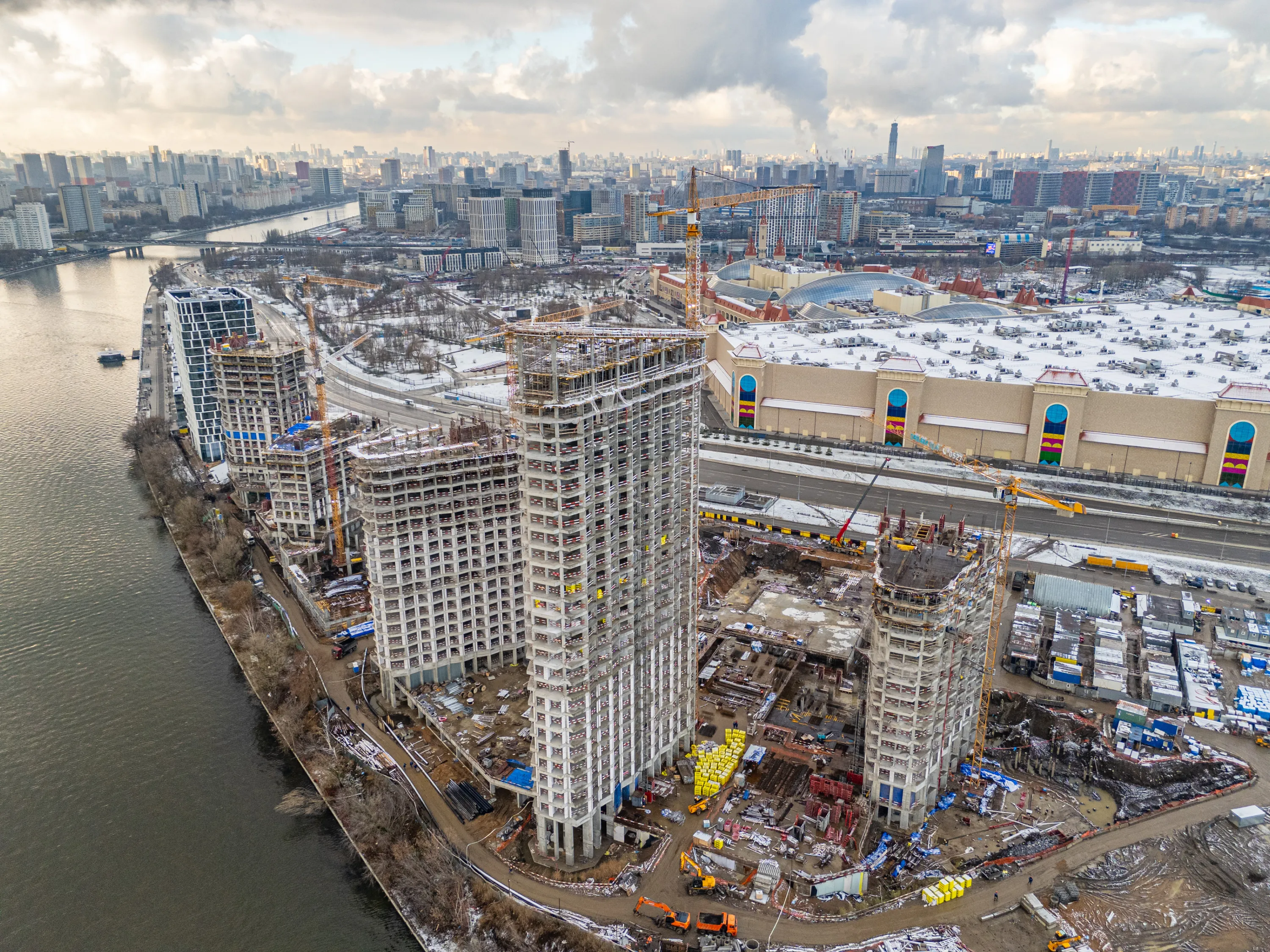 Дрим Рива ход строительства