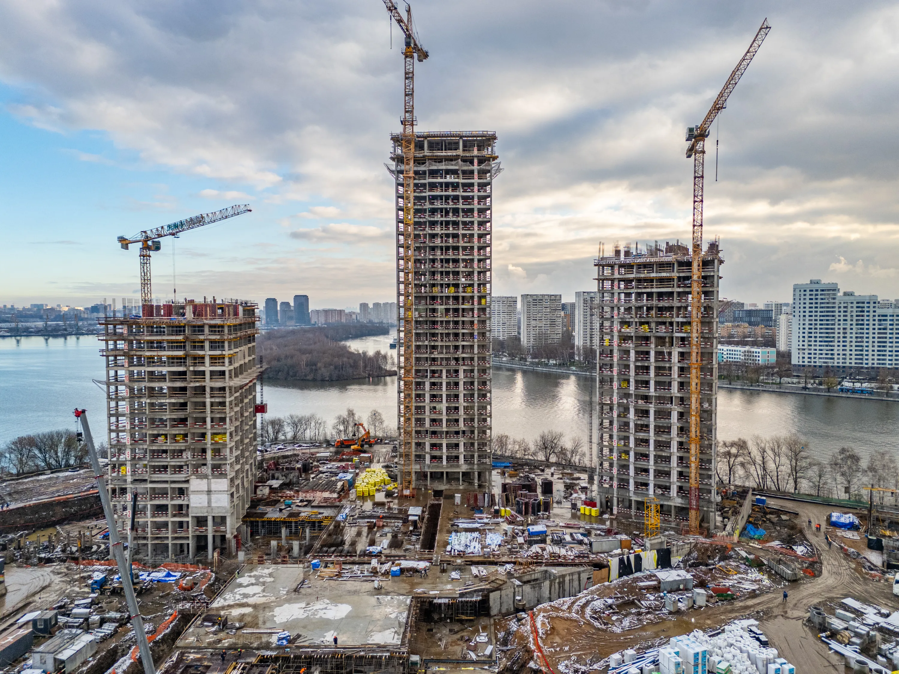 Дрим Рива ход строительства