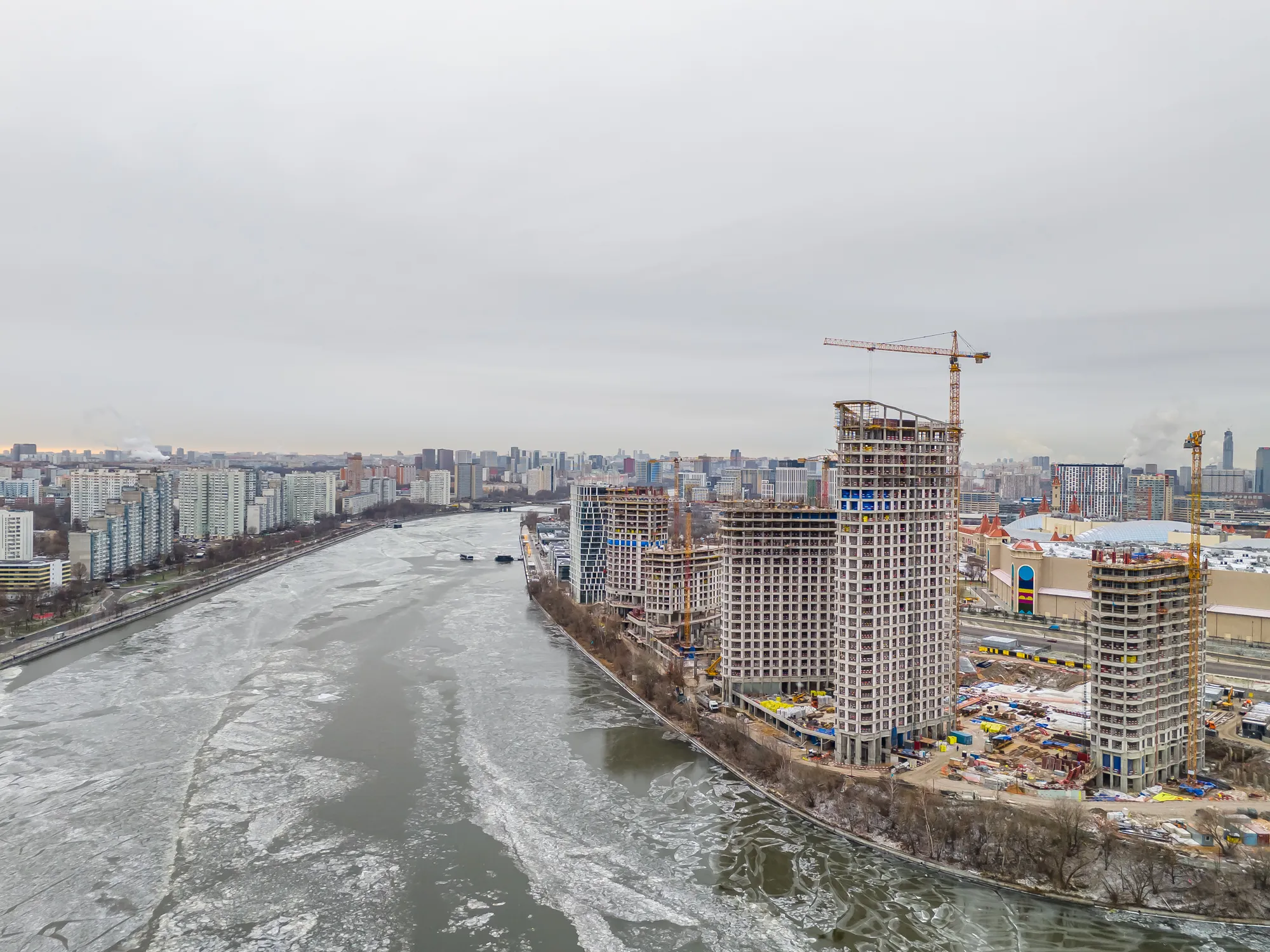 Дрим Рива ход строительства