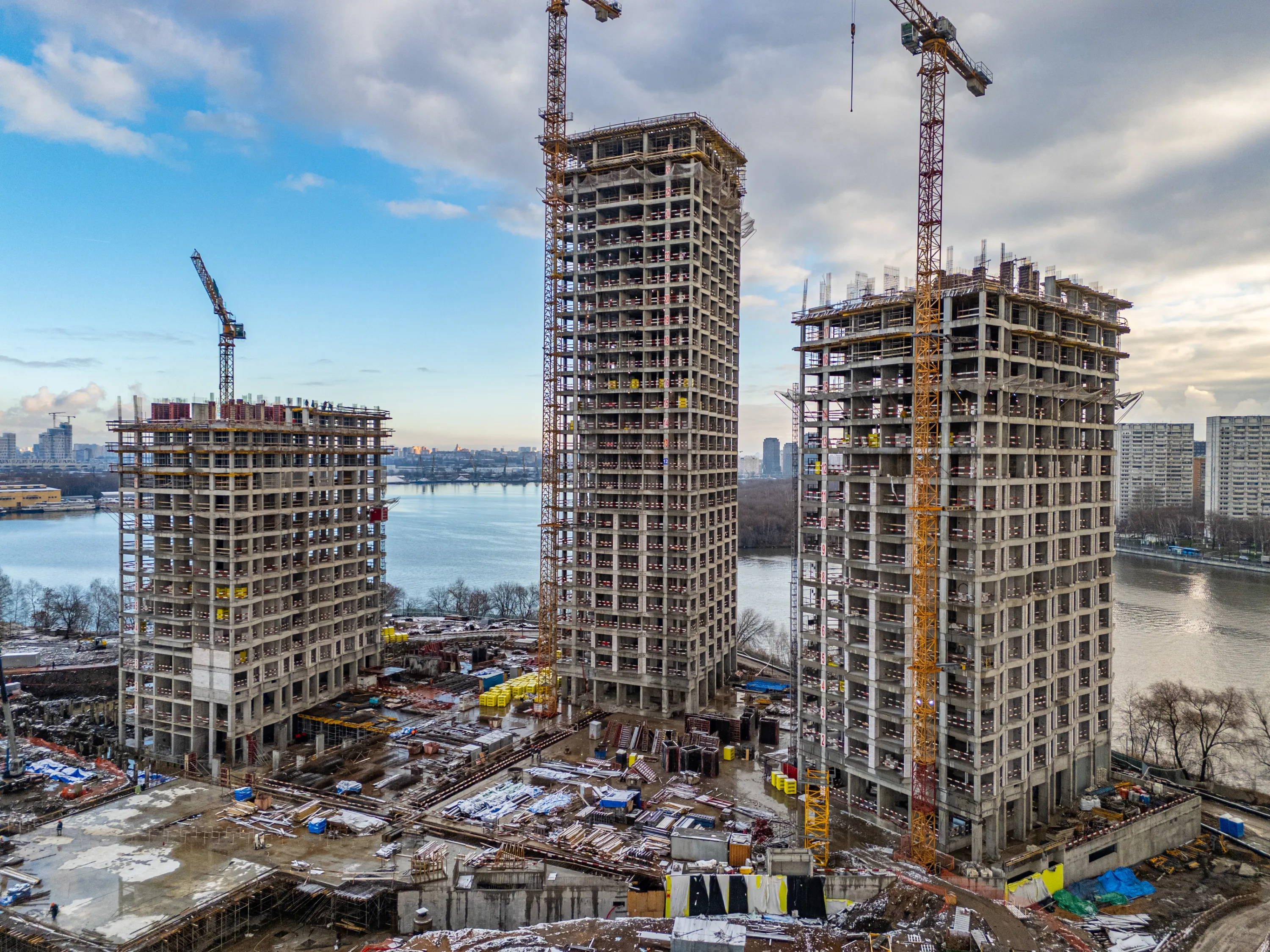 Дрим Рива ход строительства