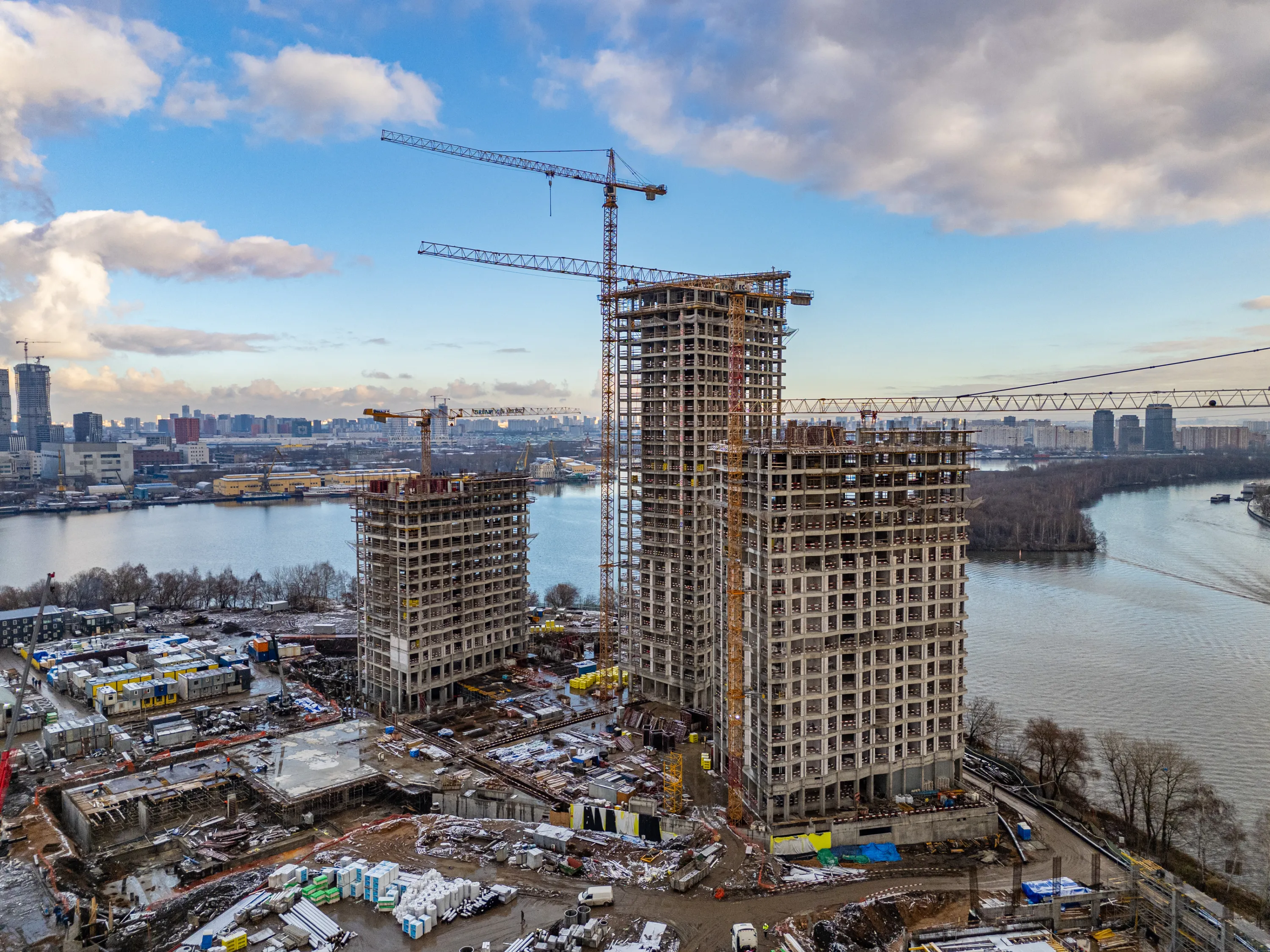 Дрим Рива ход строительства