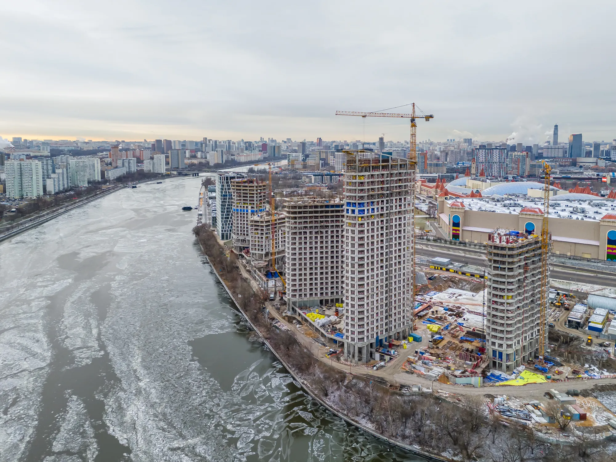 Дрим Рива ход строительства