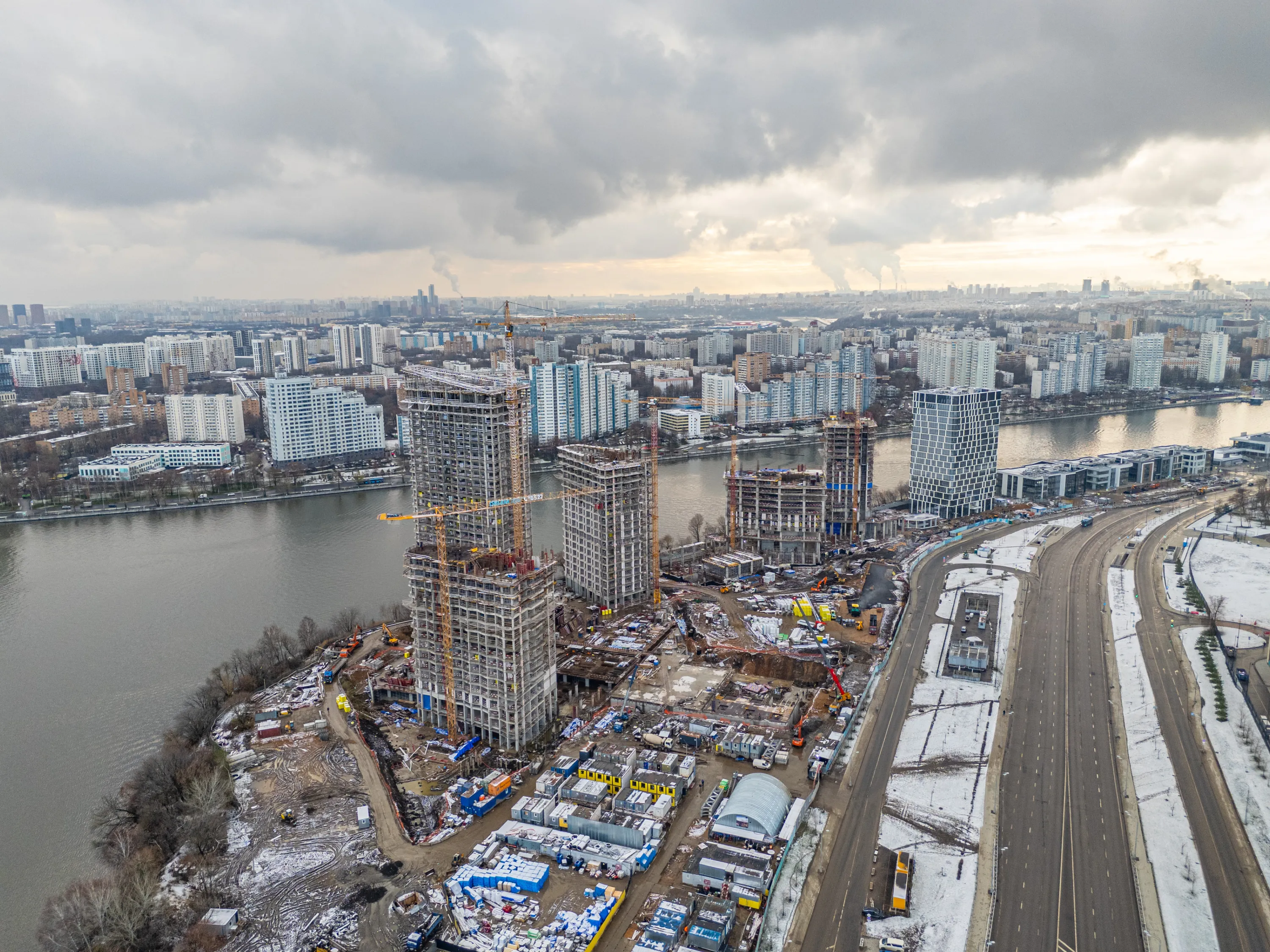 Дрим Рива ход строительства